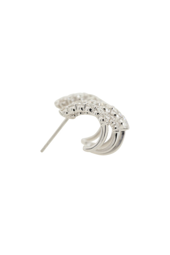 Kwiat - 18k White Gold Five Row Ear Cuff