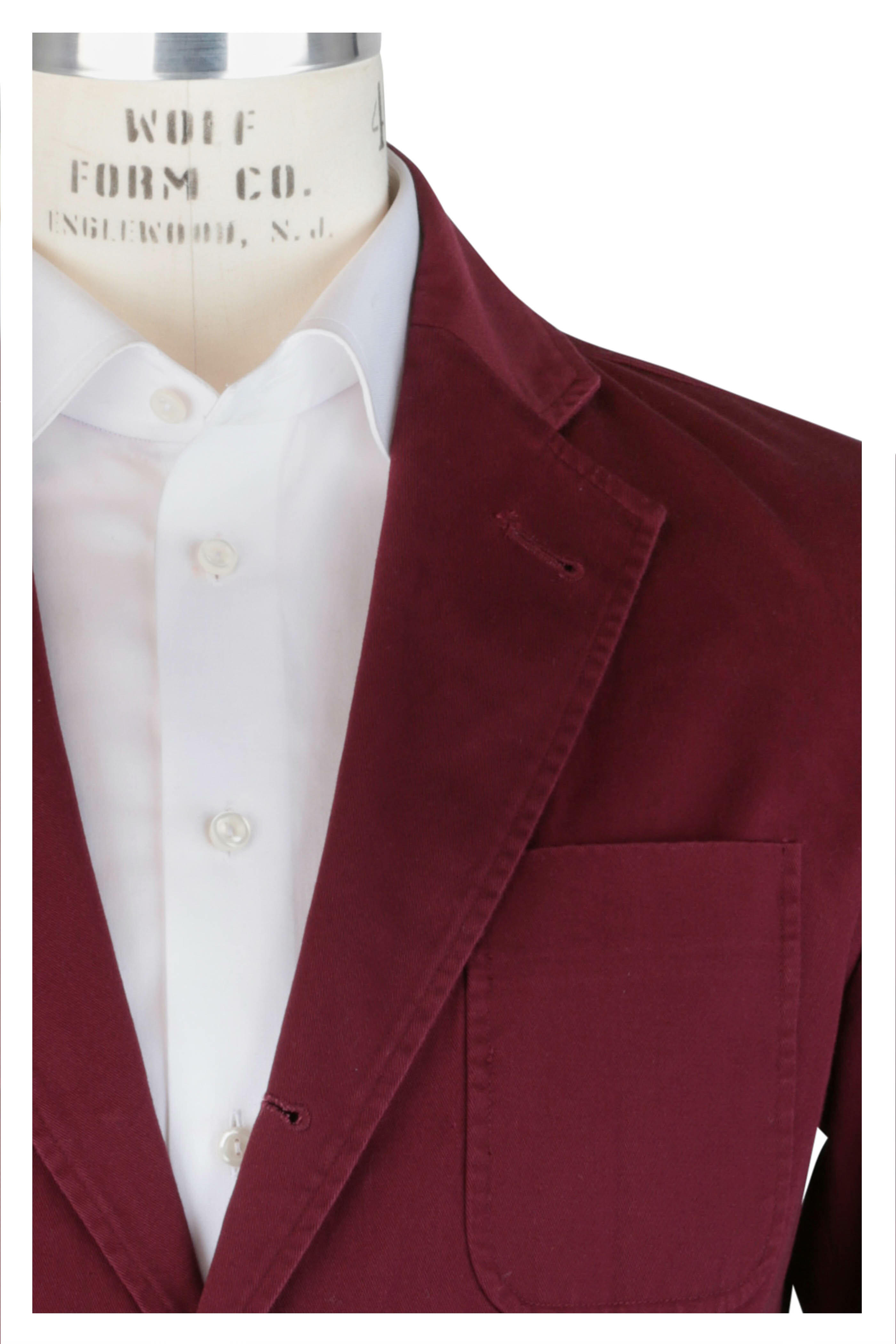 Rowing Blazers - Burgundy Cotton Twill Sportcoat