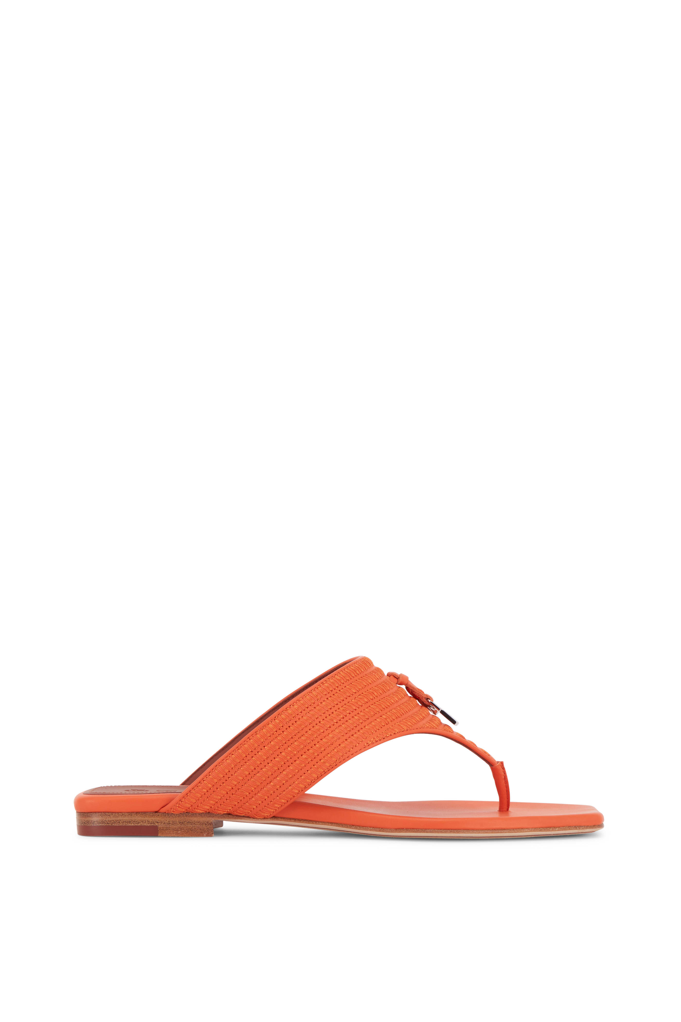 Loro Piana - Sprightly Carrot Juice Thong Flip Flop