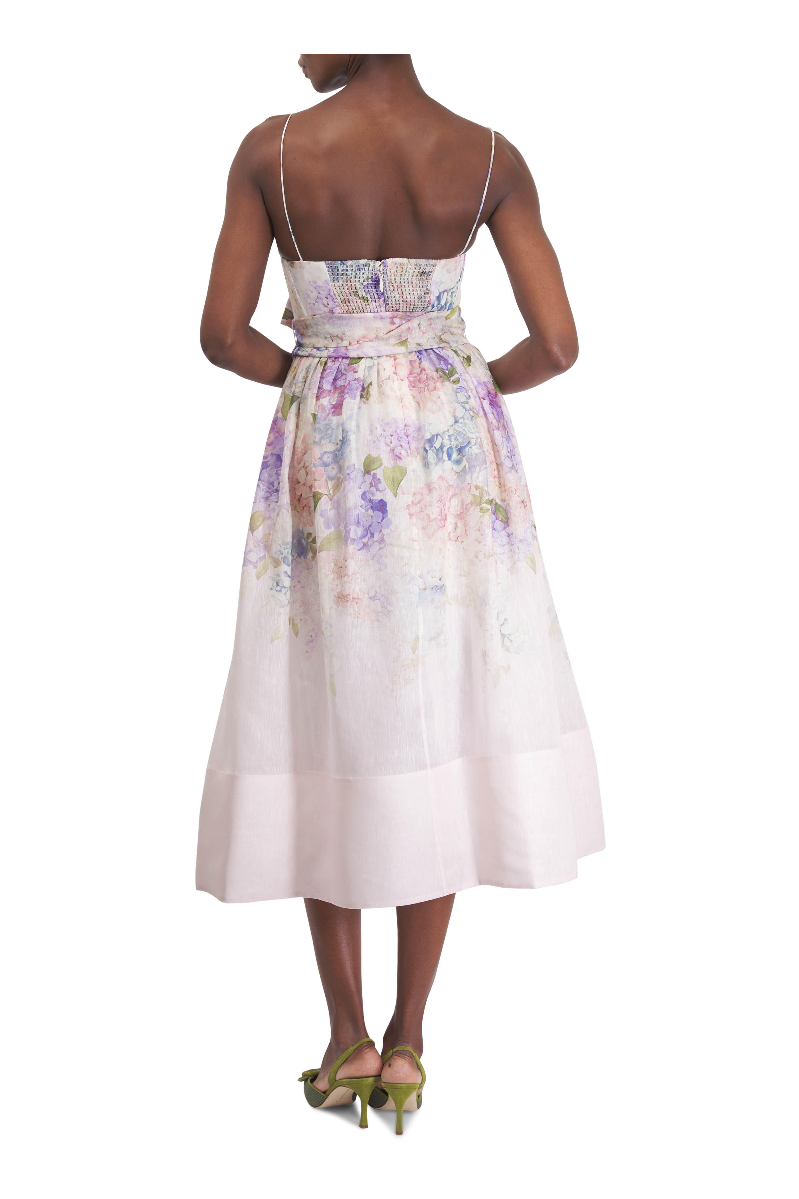 Zimmermann - Dawning Multi Hydrangea Corset Dress