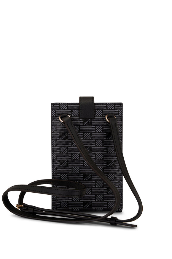 Moreau Paris - Black Vertical Phone Pouch & Card Holder