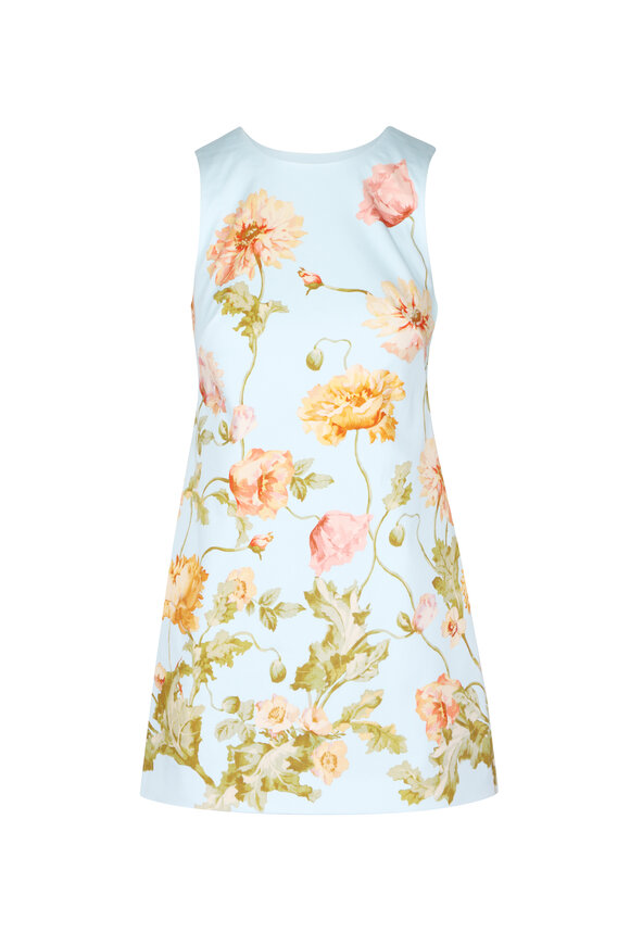 Cara Cara Lockwood Flora Sky Mackenzie Mini Shift Dress