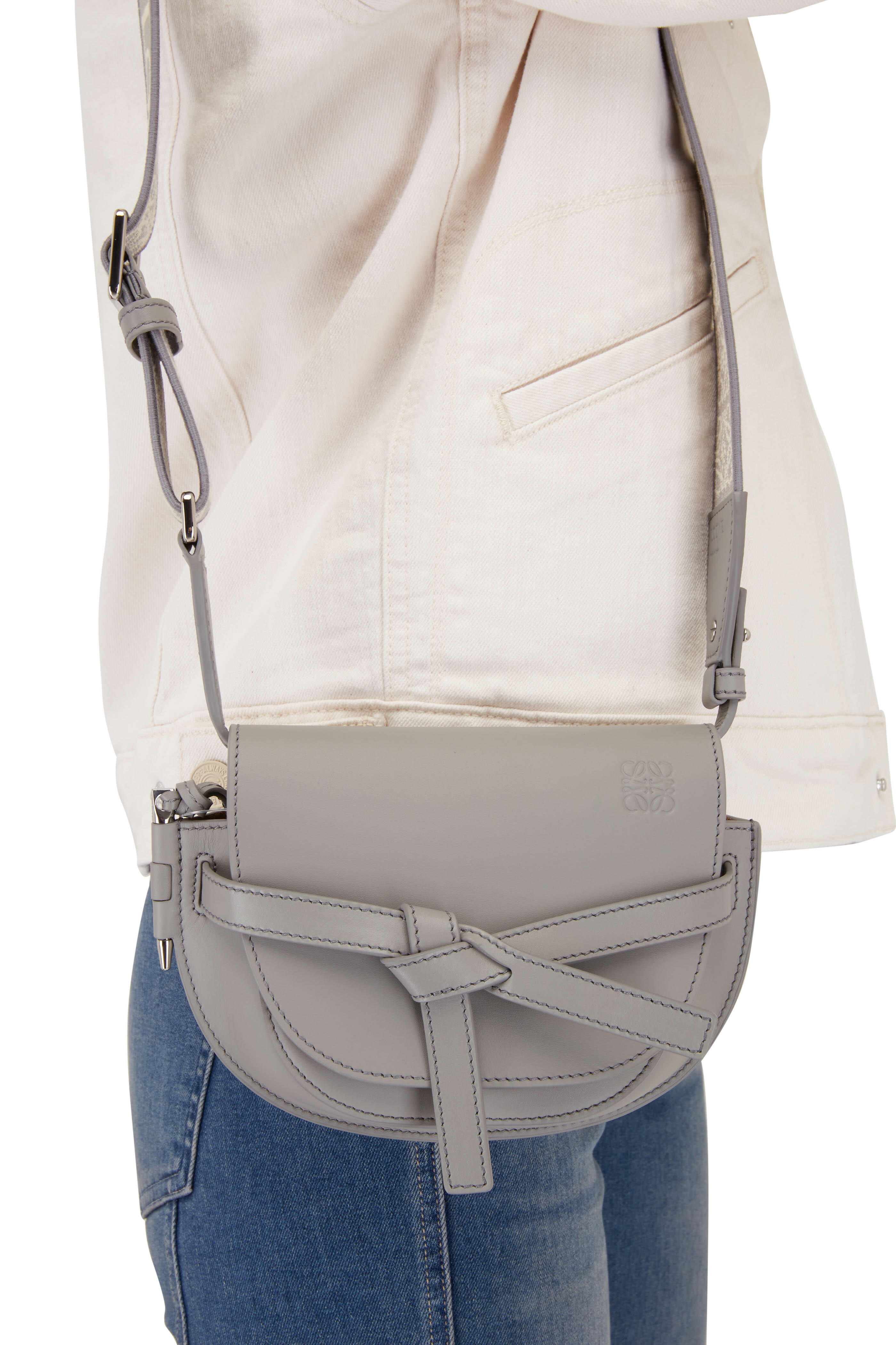LOEWE Gate Dual mini leather shoulder bag in 2023