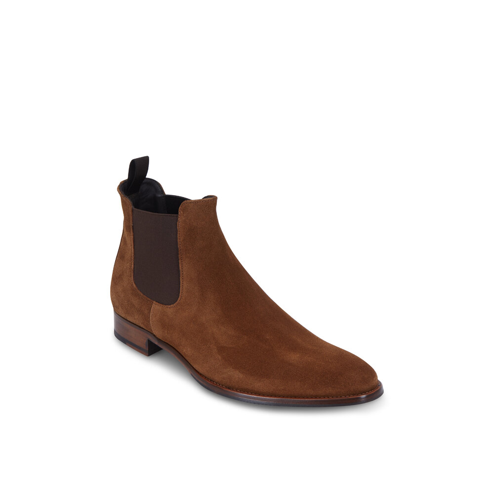 To Boot New York - Shelby Medium Brown Suede Chelsea Boot display picture 2