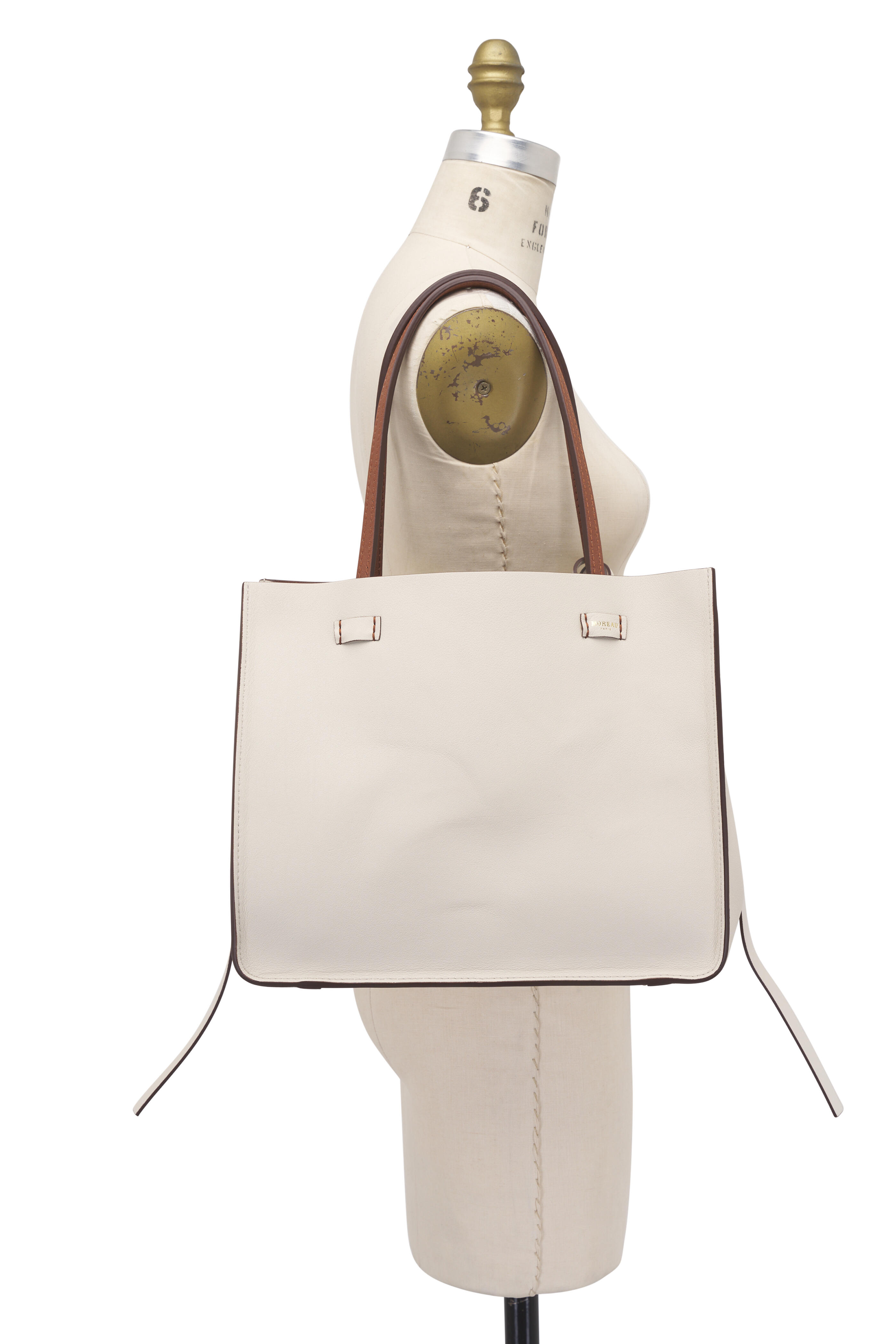 Moreau Paris - Small Vincennes Saddle Brown Reversible Tote