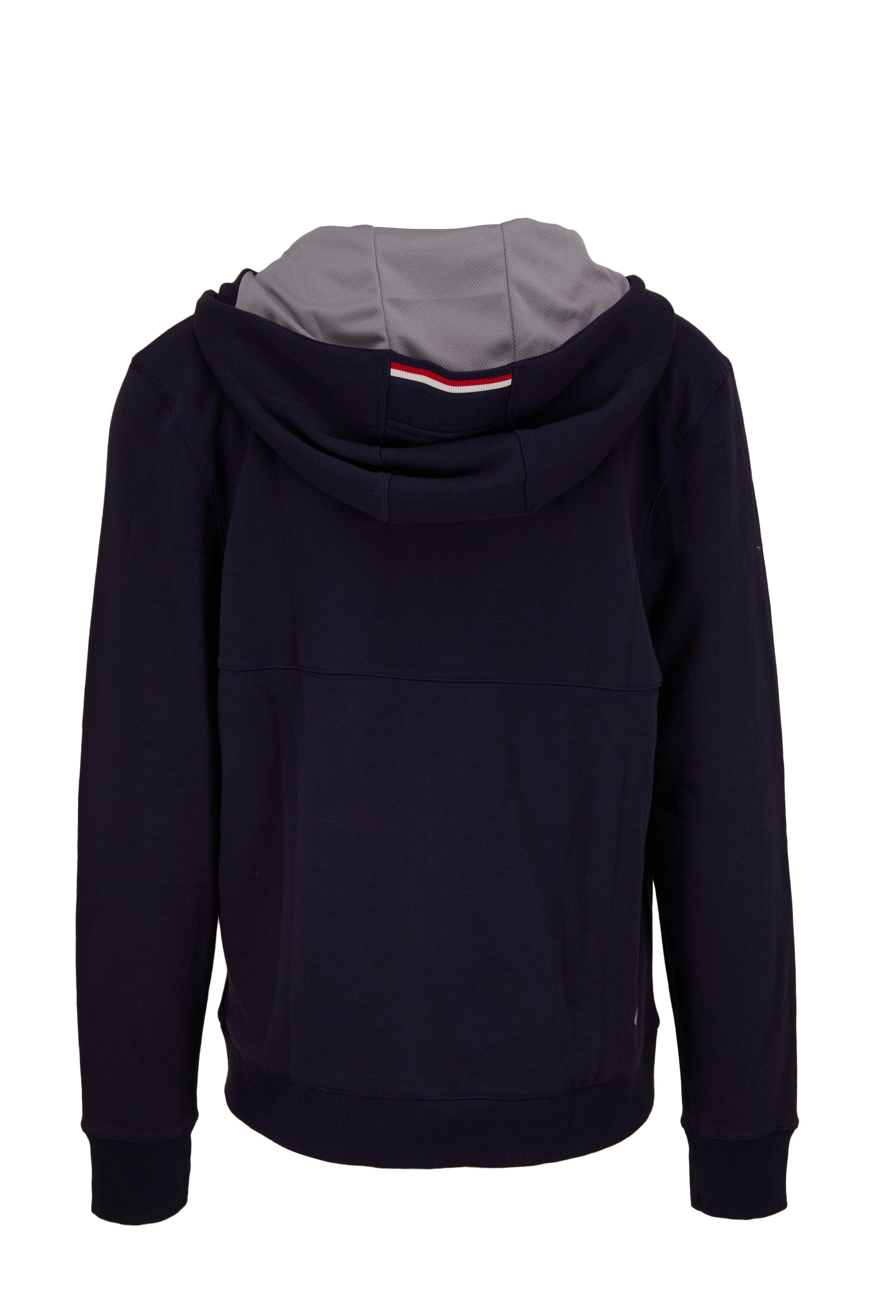 Fourlaps Rush Navy Front Zip Athletic Fit Hoodie