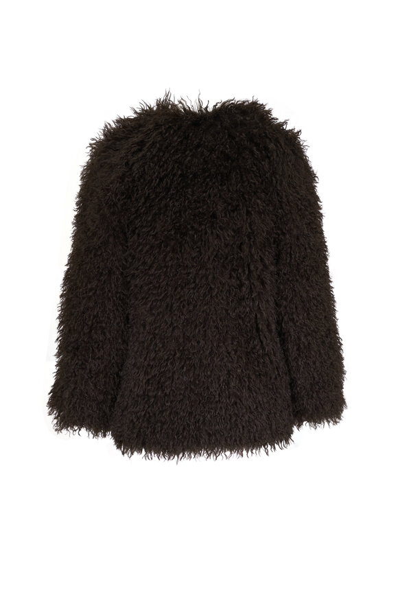 Viktoria Stass - Brown Tibet Lamb Vegan Fur Jacket