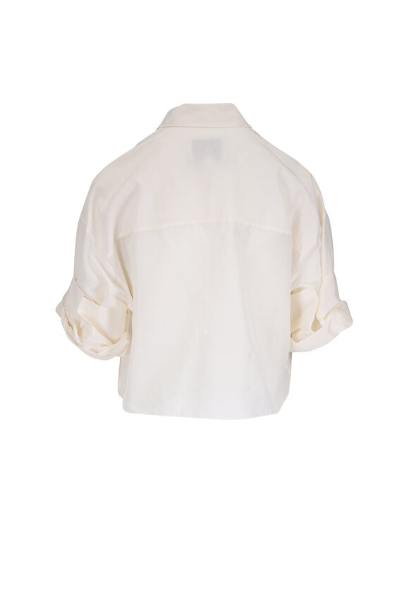 TWP Next Ex With Ruffle Ivory Shirt - view 3