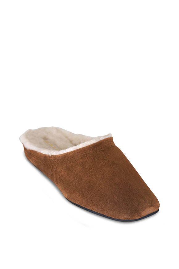 Veronica Beard Narcisa Chestnut Suede Mule - view 1