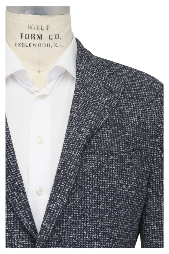 Paul & Shark Blue Single-Breasted Jersey Sportcoat - view 1