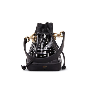 ハンドバッグ Fendi 'Mon Tresor' mini bucket bag Fendi - Mon Tresor Black Leather & PU Mini Bucket Bag