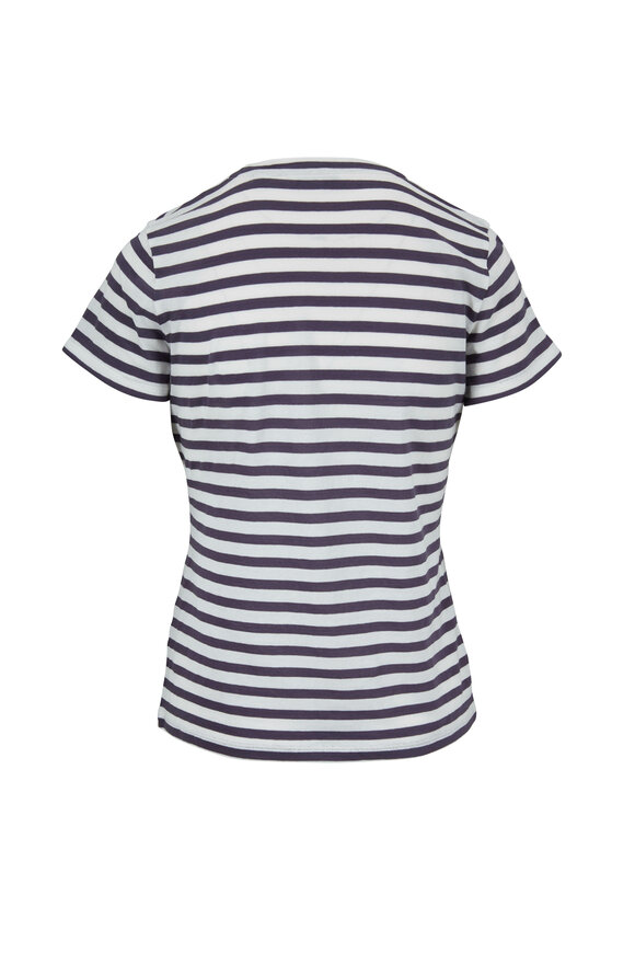 Vince - Pebble Bengal Striped Cotton T-Shirt