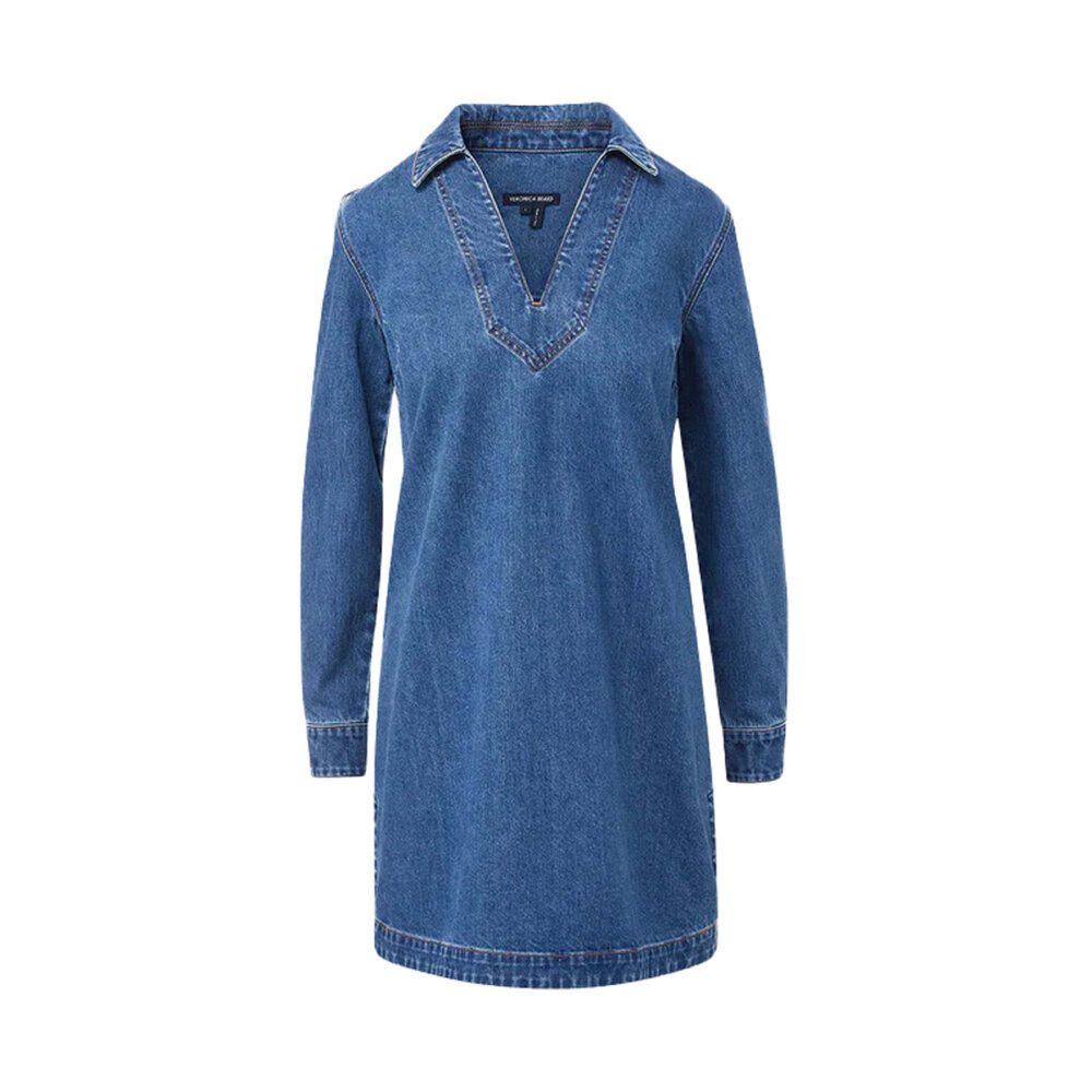 Veronica Beard - Wasta Denim Mini Dress in Cornflower