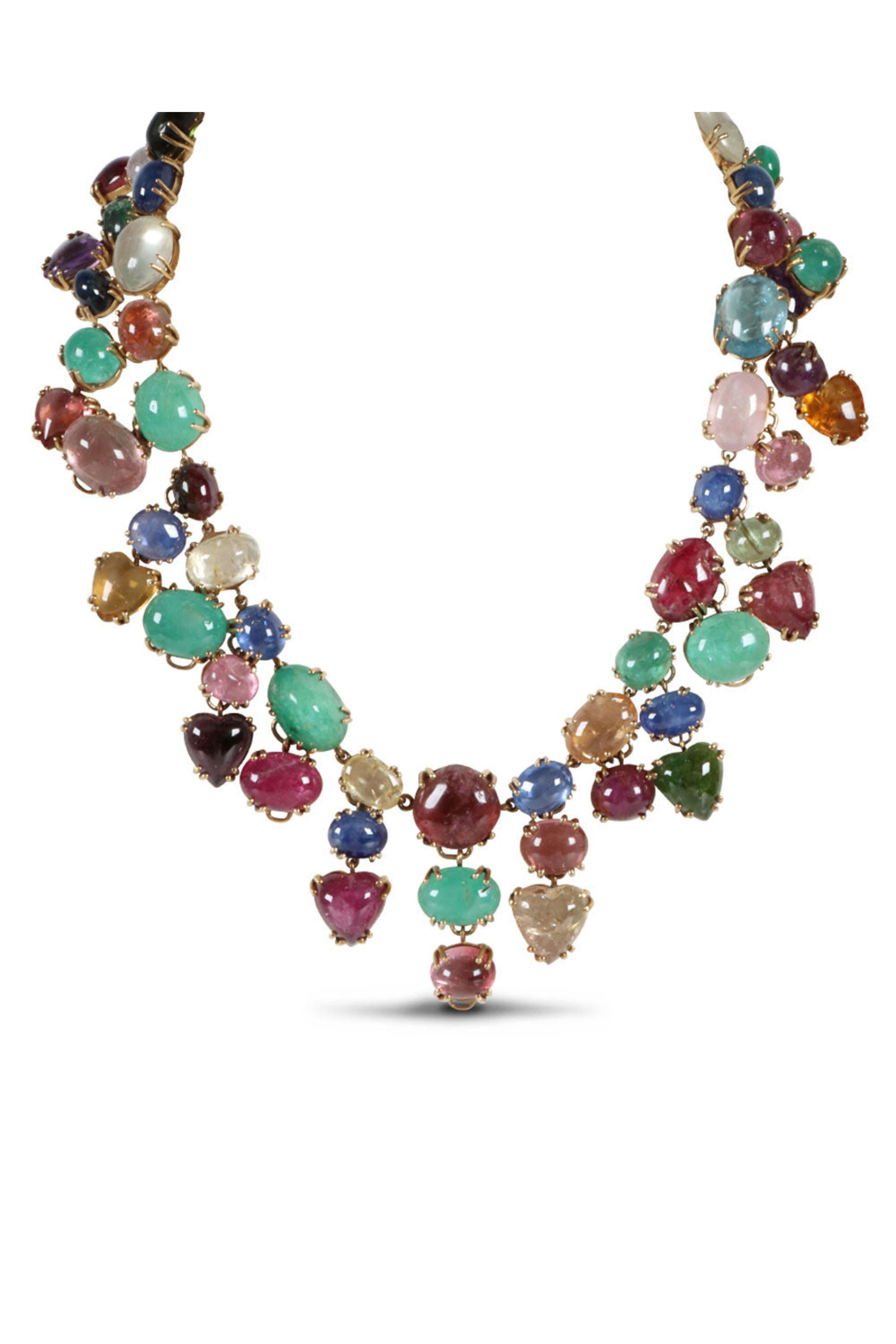 Robin Hancock Fine Jewelry - Multi-Gemstone Necklace and Earring Set