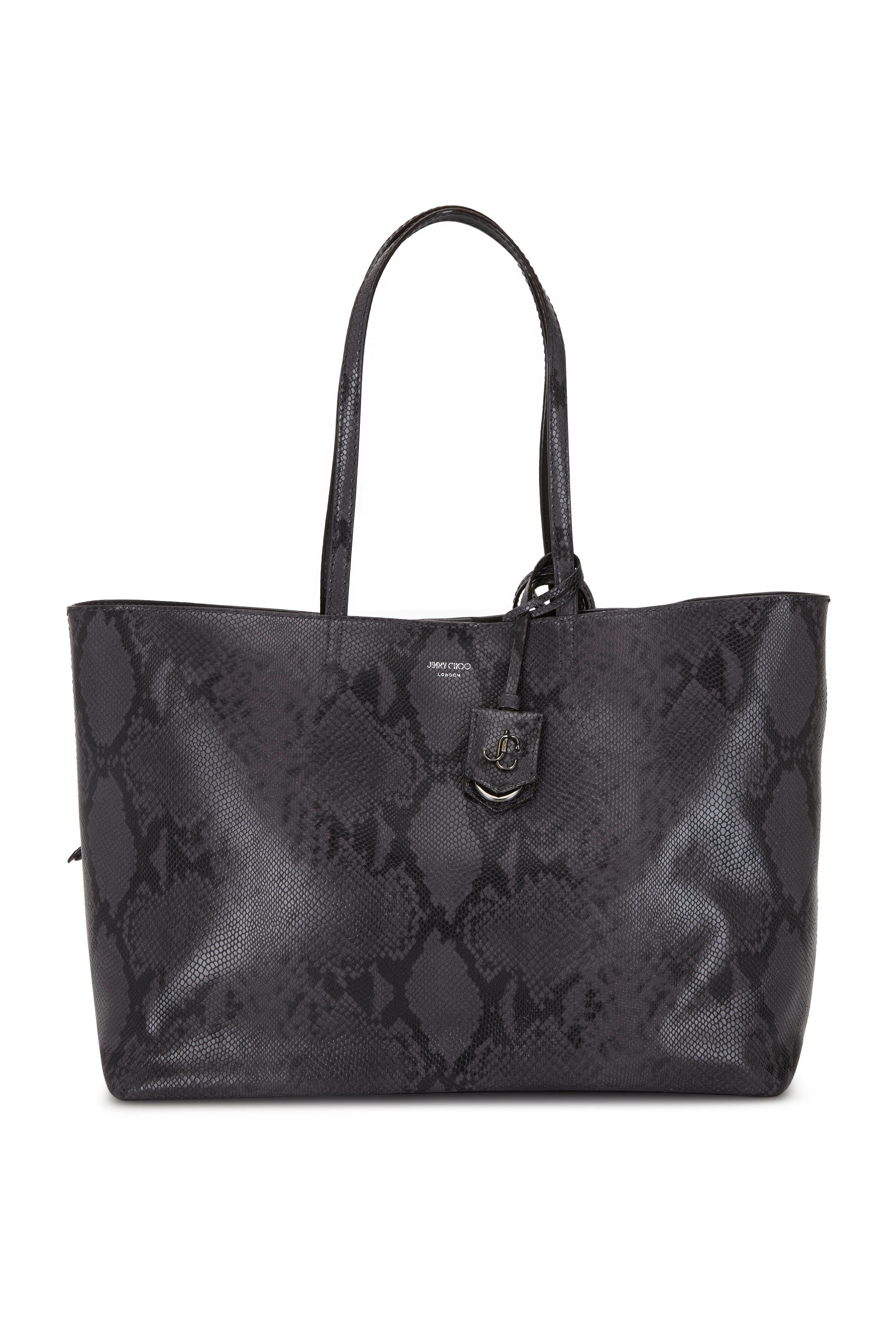 Jimmy Choo Nine2Five Dusk Snake Printed Leather Tote