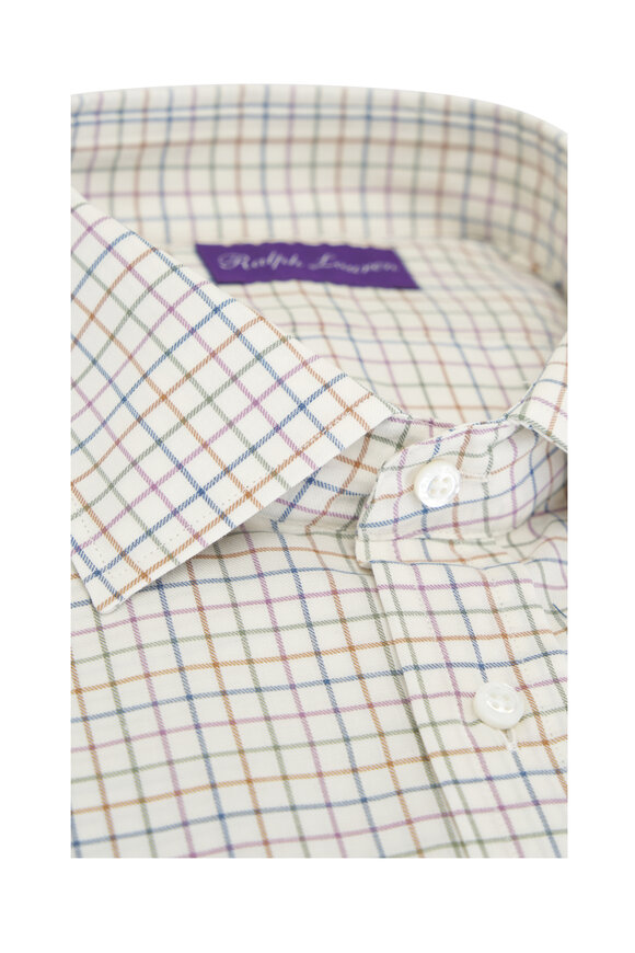 Ralph Lauren Purple Label - Multicolor Tattersall Cotton Sport Shirt