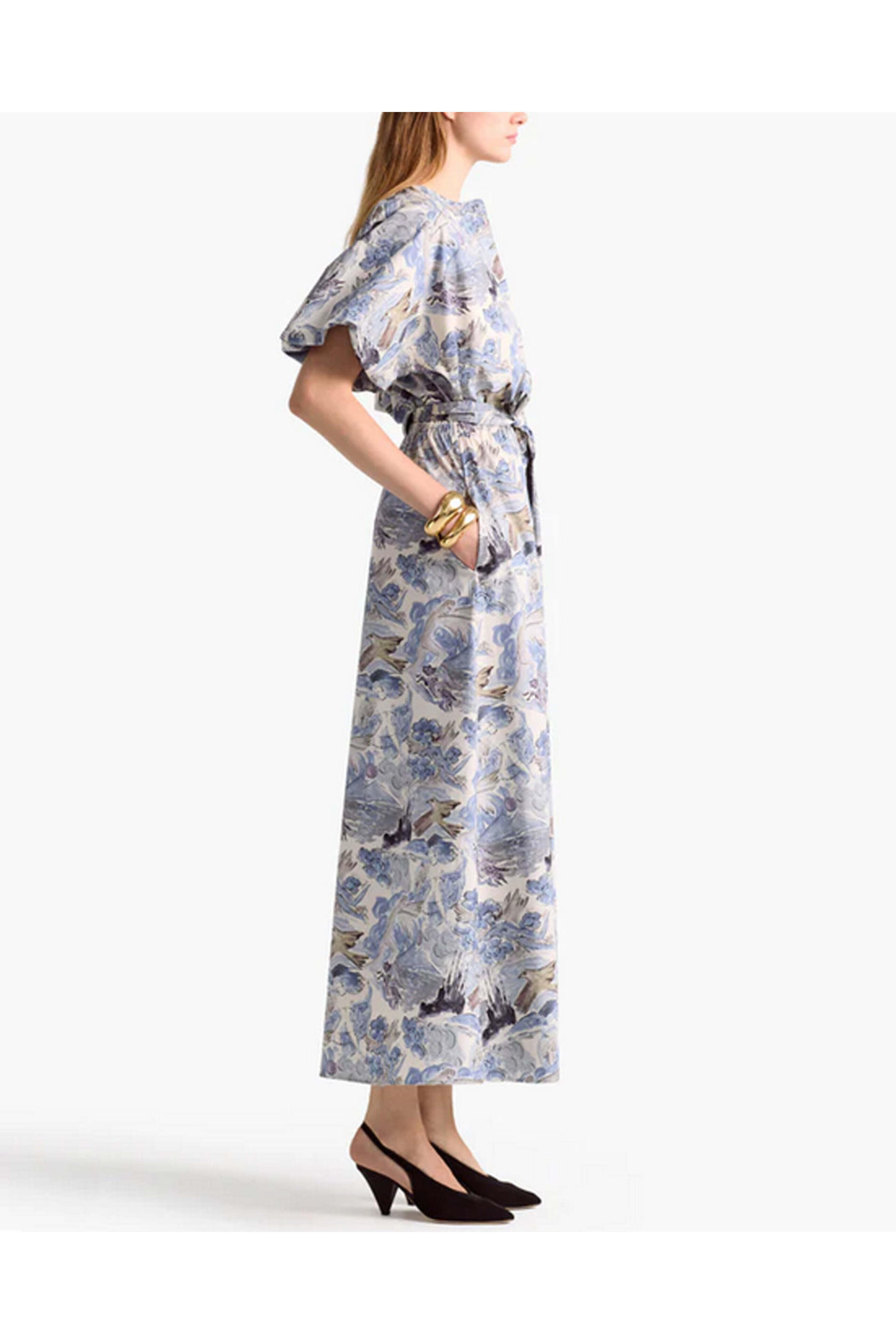 Altuzarra - Berry Blue Mythical Print Paulina Dress