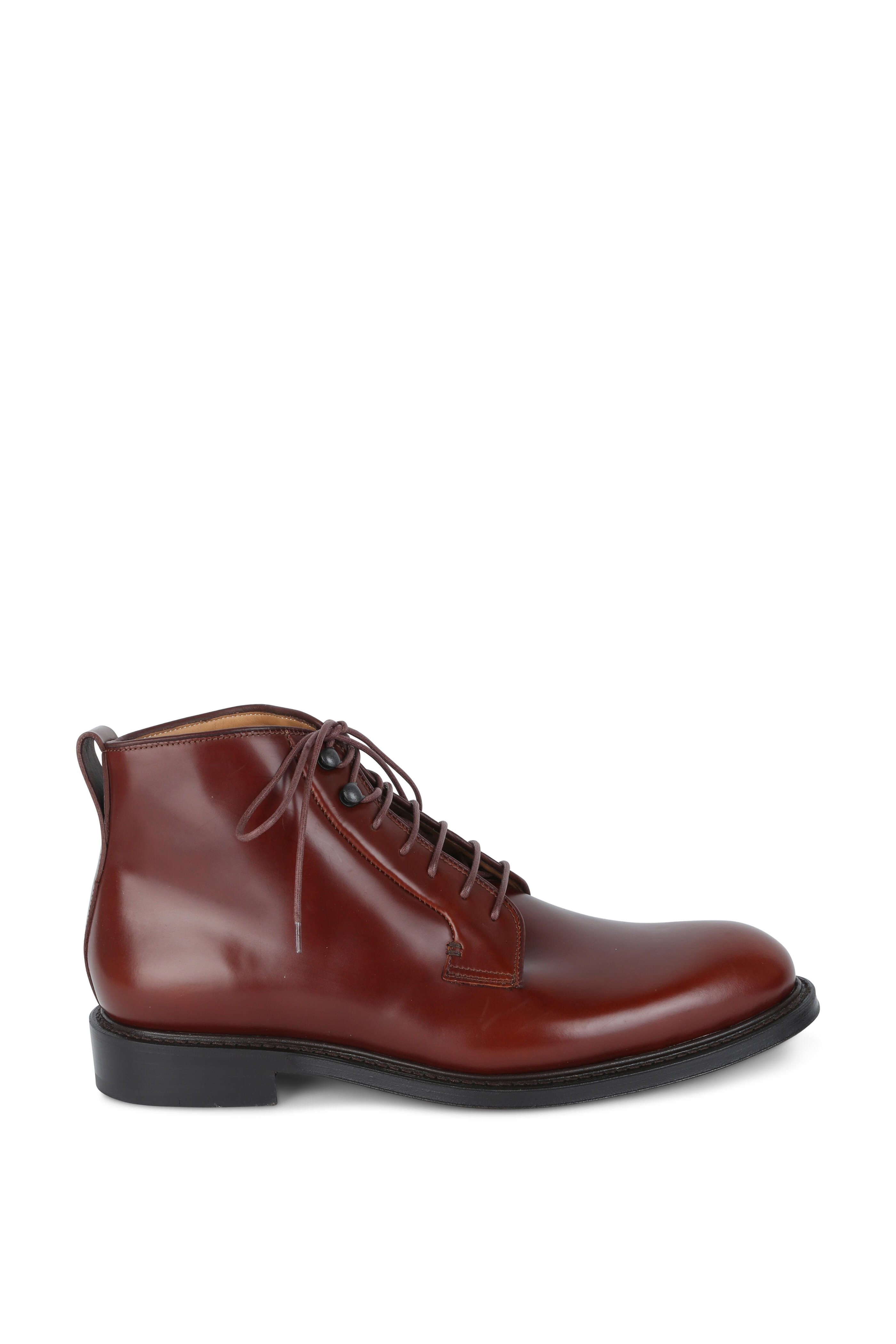 Heschung - Pin Merlot Leather Desert Boot