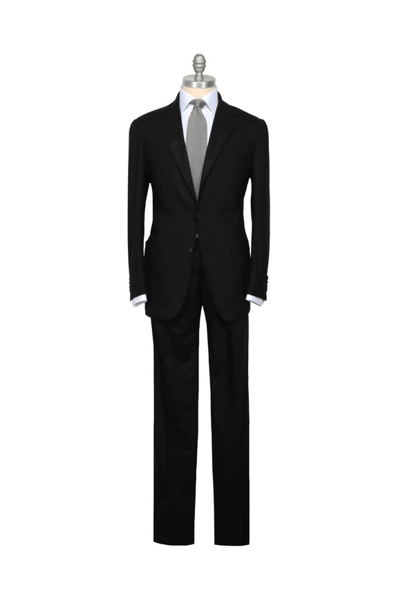 KNT Solid Black Suit