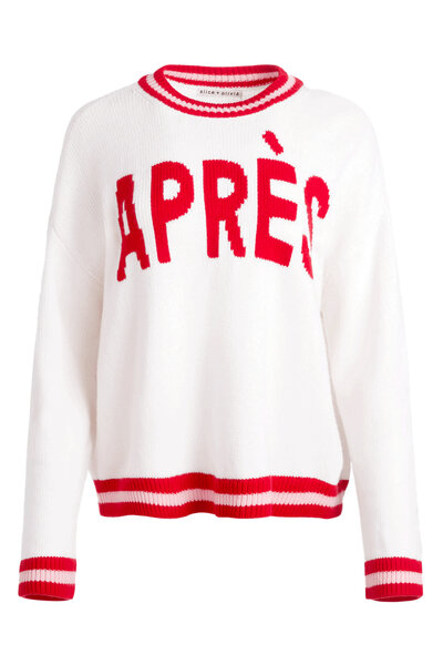 Alice+Olivia - Alice +Olivia薄手ニット Alice & Olivia - Soft White Shakita Pullover | Mitchell Stores