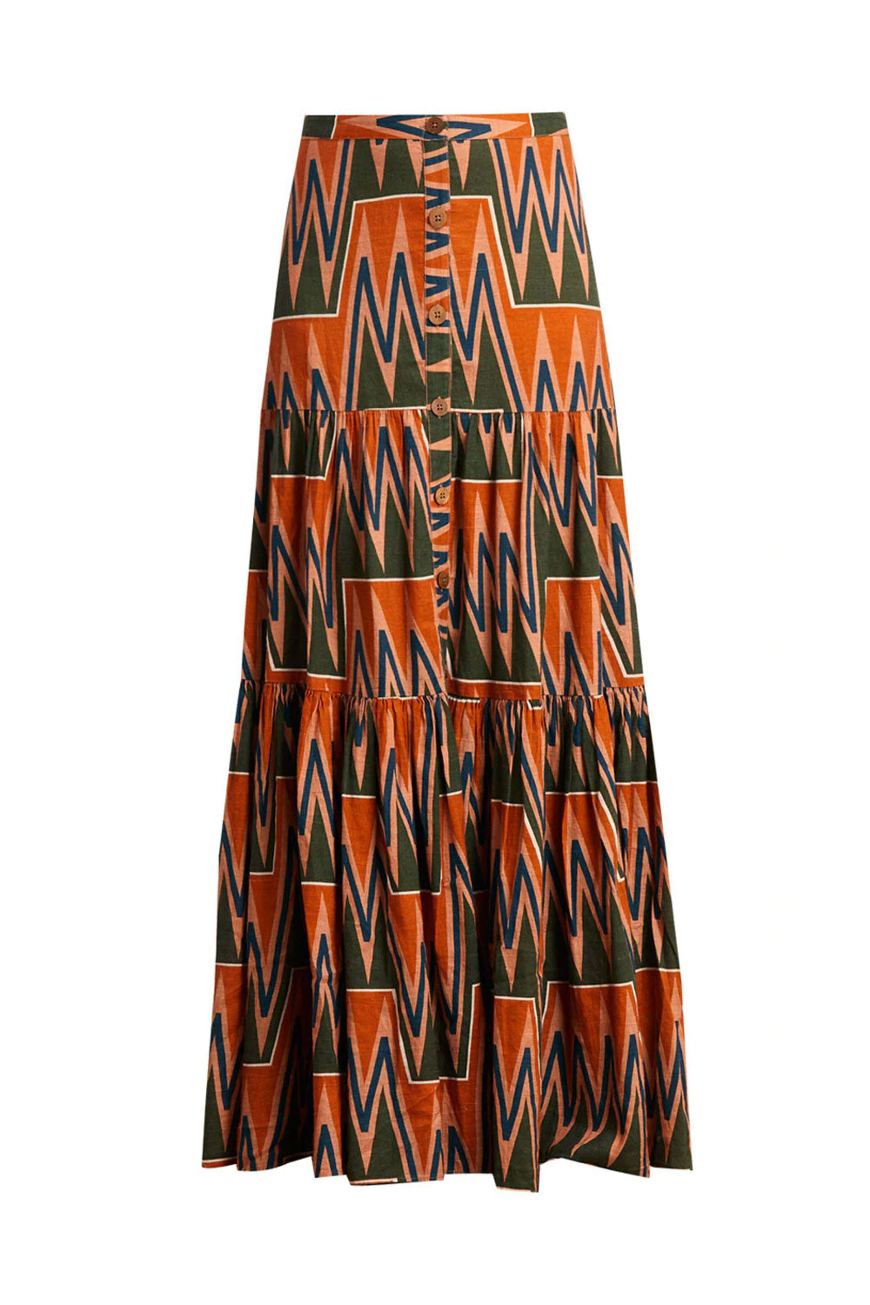 Veronica Beard - Multi Print Sundance Maxi Skirt