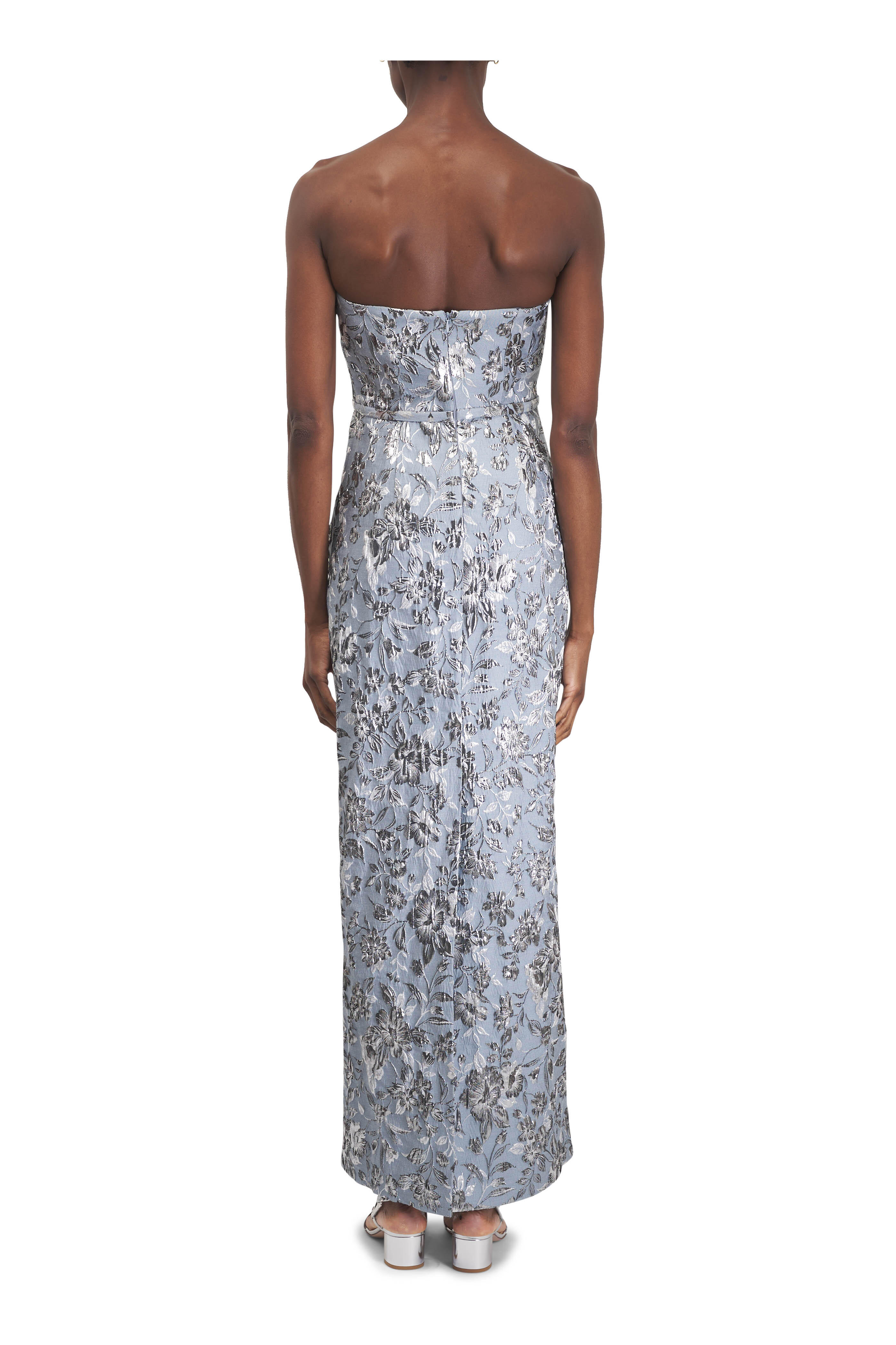 Sachin + Babi - Sophia Metallic Cloque Gown