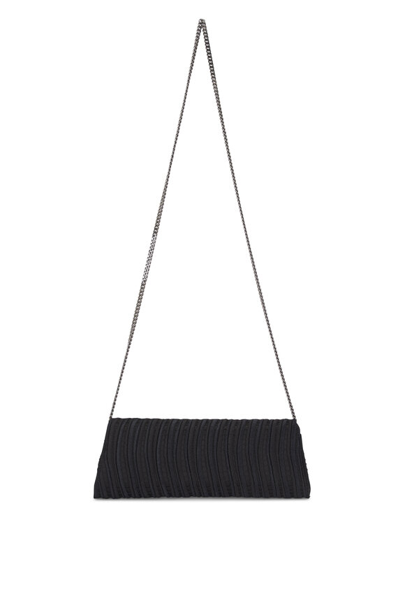 Akris Small Anouk Trapezoid Black Clutch - view 2