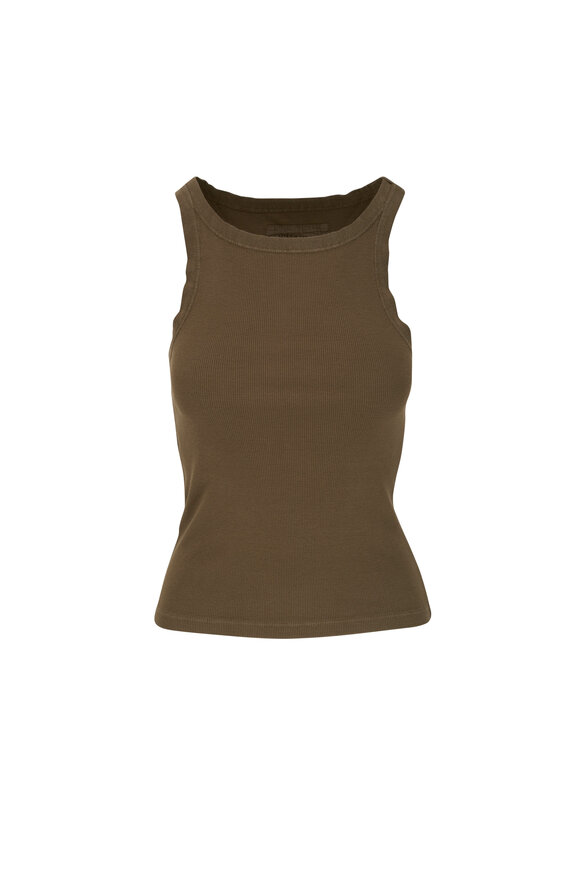 Nili Lotan - Jennifer Olive Green Rib Tank