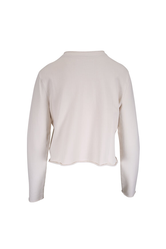 Frank & Eileen Jackie Eggshell Sweatshirt Cardigan - view 3