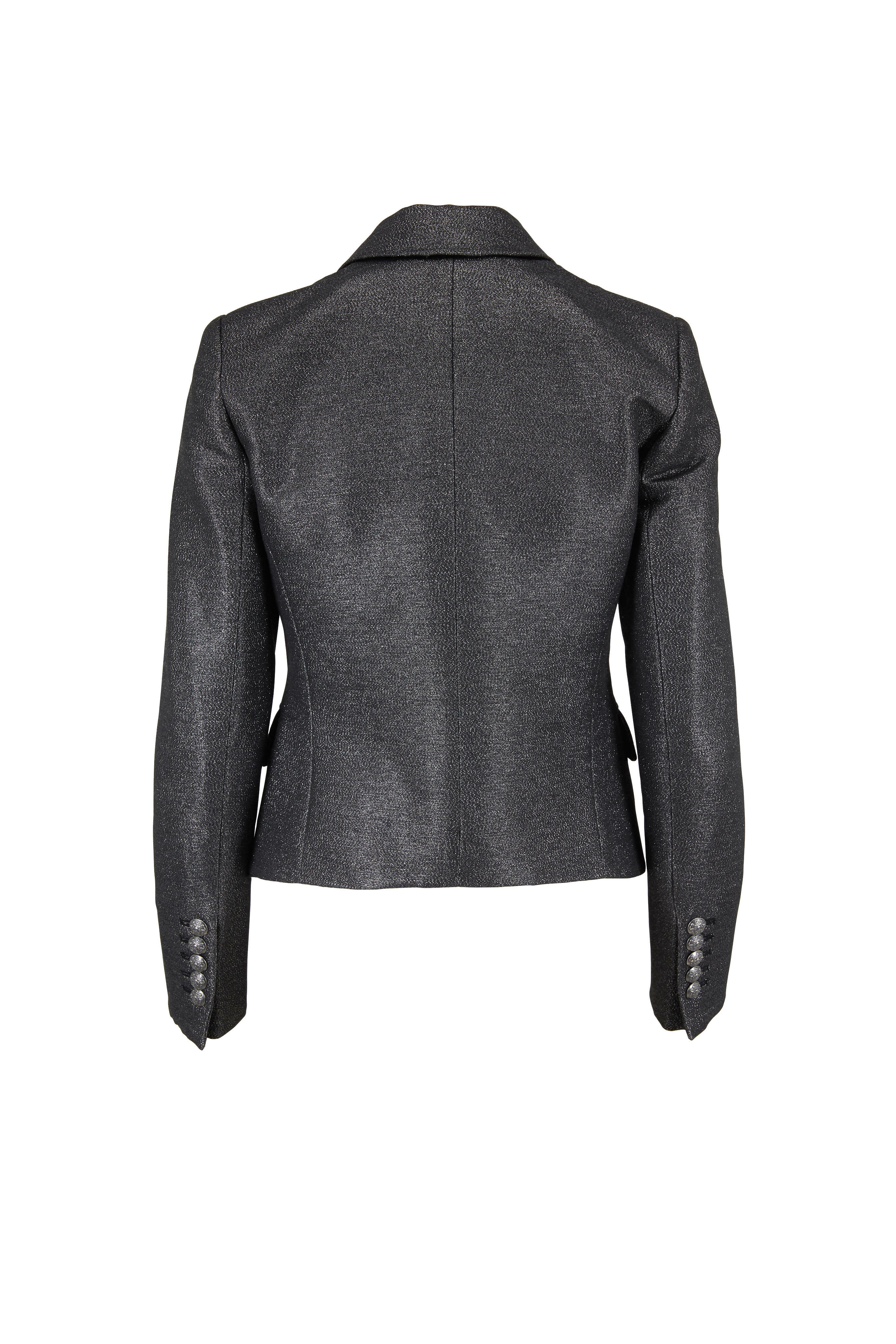 Veronica Beard - Diego Silver Lurex Dickey Jacket