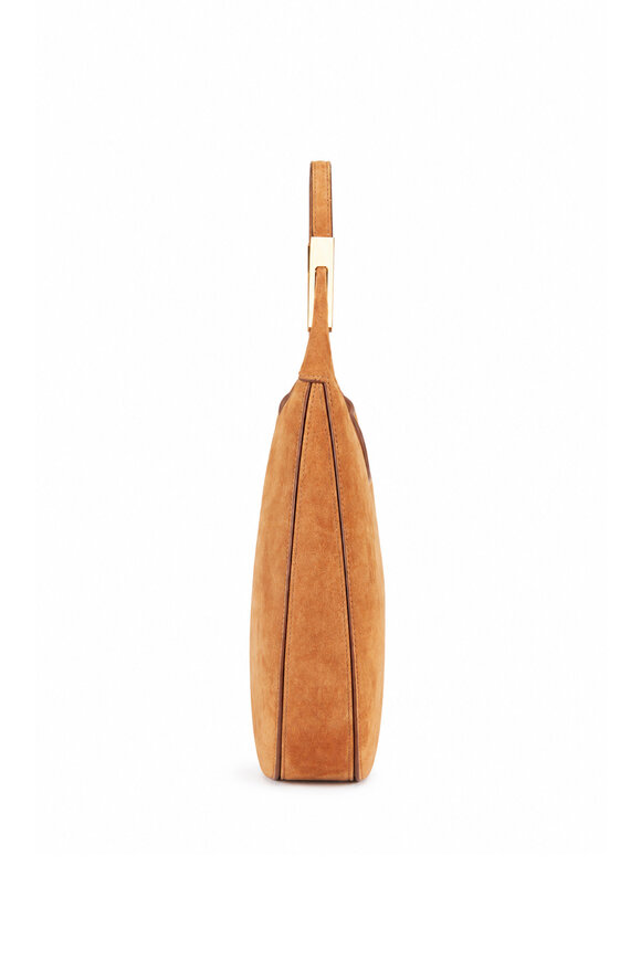 Savette Small Florence Saddle Suede Hobo Bag - view 3