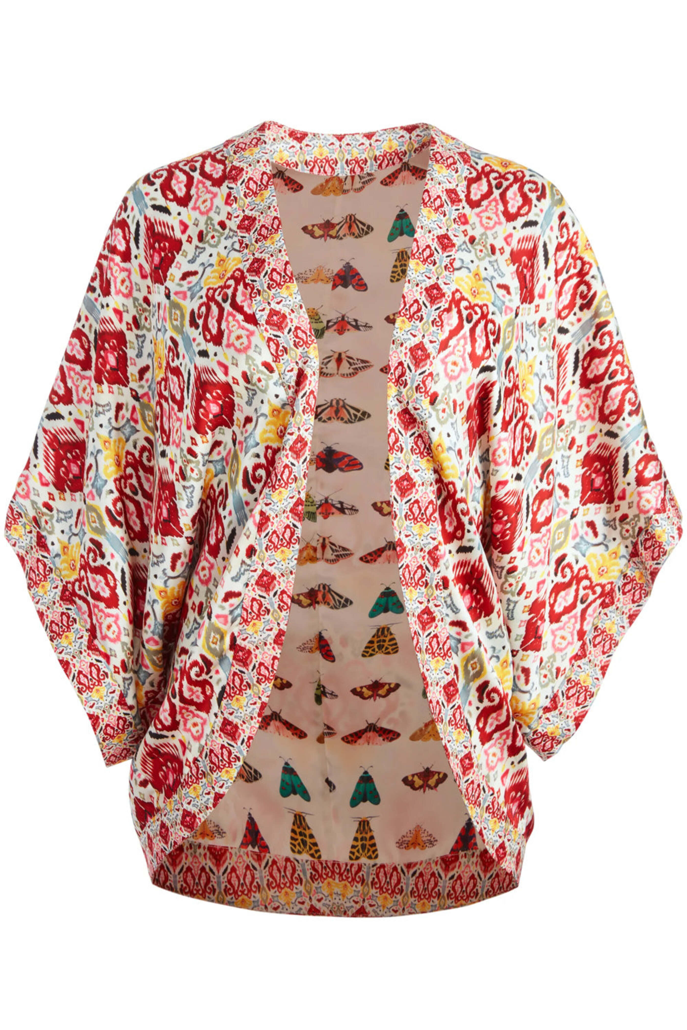 Alice & Olivia - Vintage Market Reversible Crop Tracy Kimono