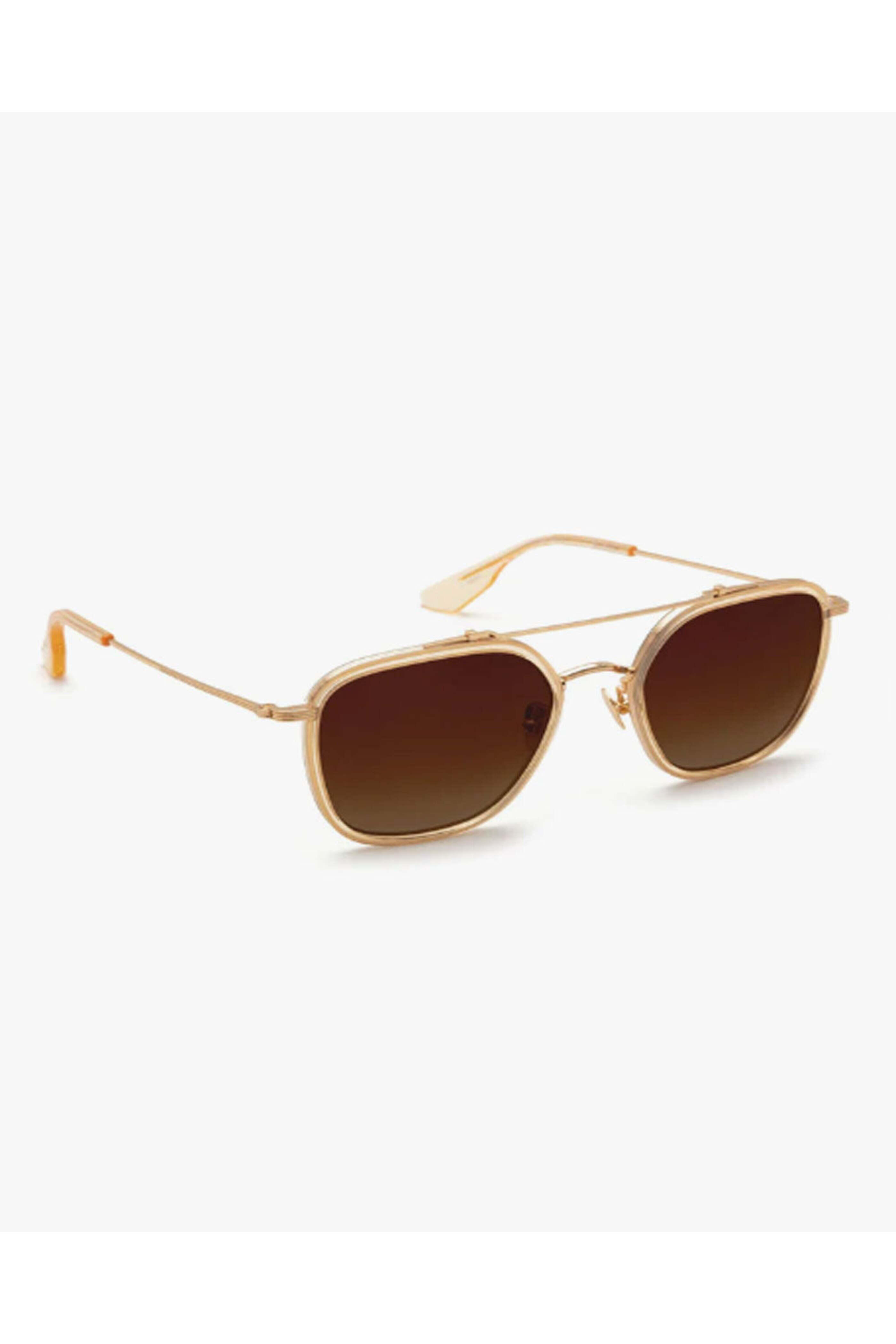 Krewe - Austin Sunglasses in 18K Titanium Champagne