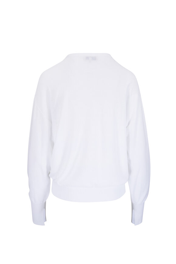 Antonelli Amaranto White Ribbed Trim Shirt - view 2