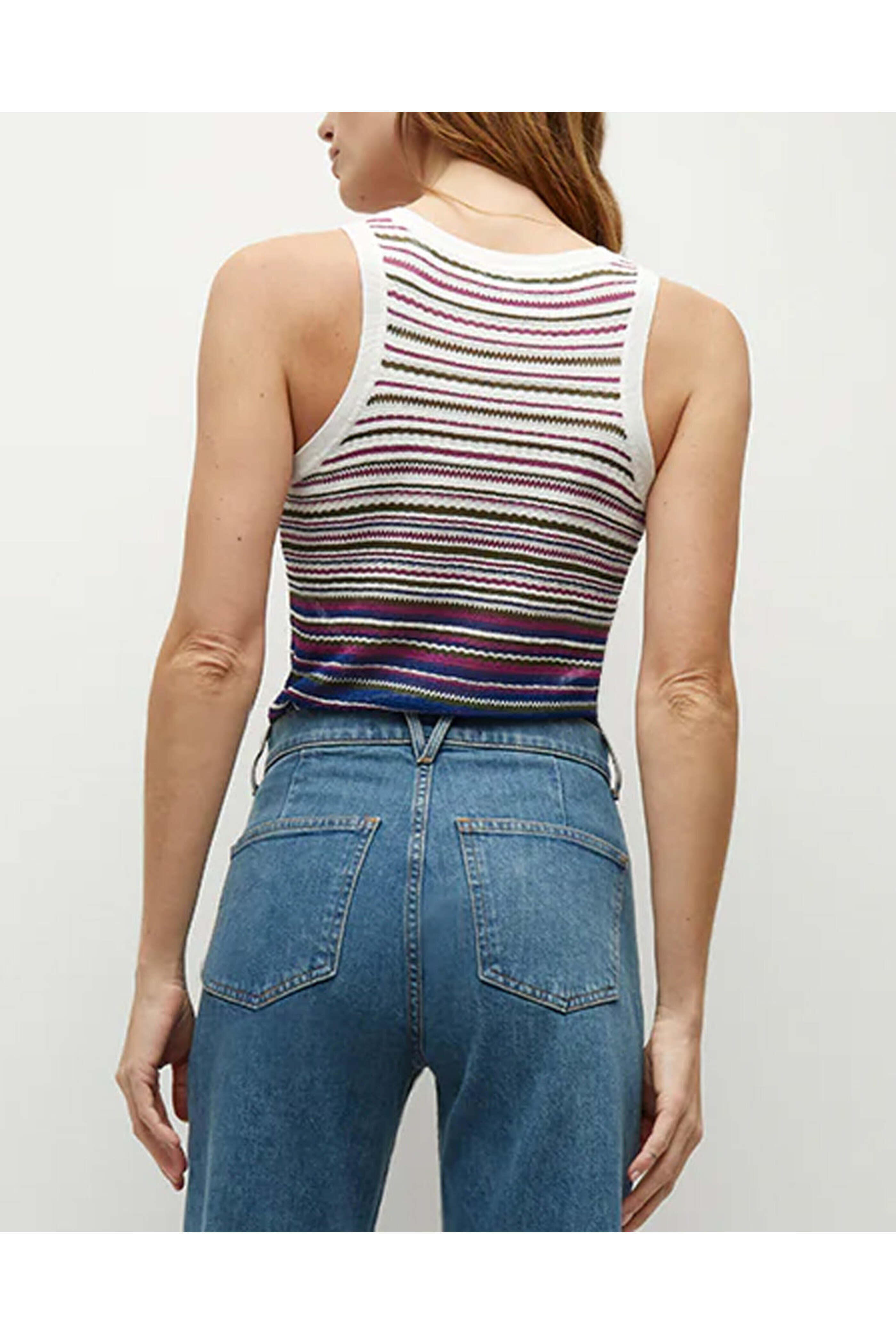 Veronica Beard - Multicolor Knit Nabella Tank