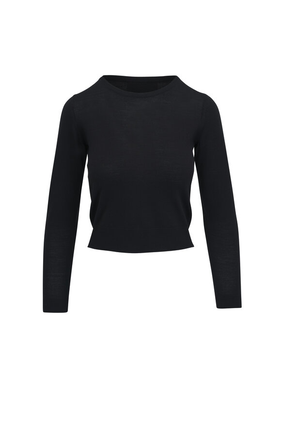 Nili Lotan - Oriana Black Wool Sweater 