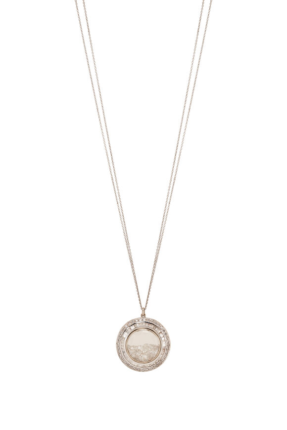 Renee Lewis Shake© 6.5CT Baguette Diamond Pendant Necklace