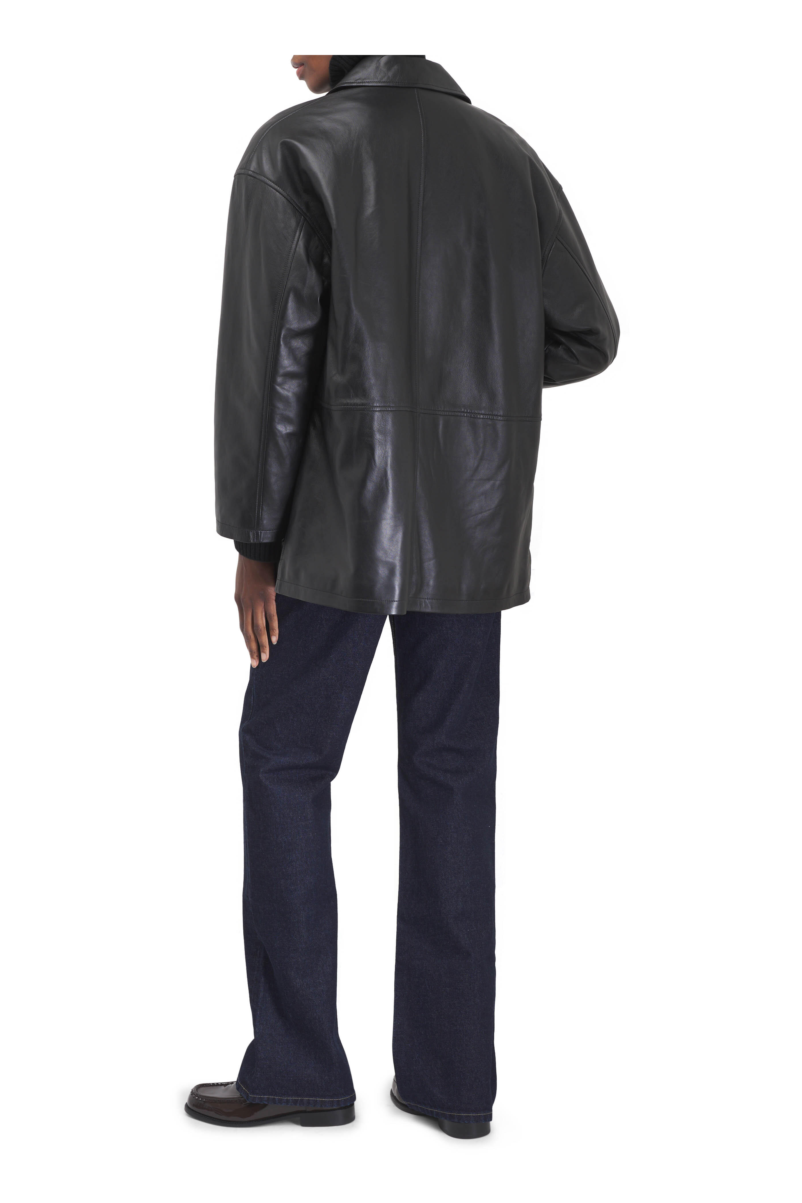 Nili Lotan - Cordel Black Leather Coat