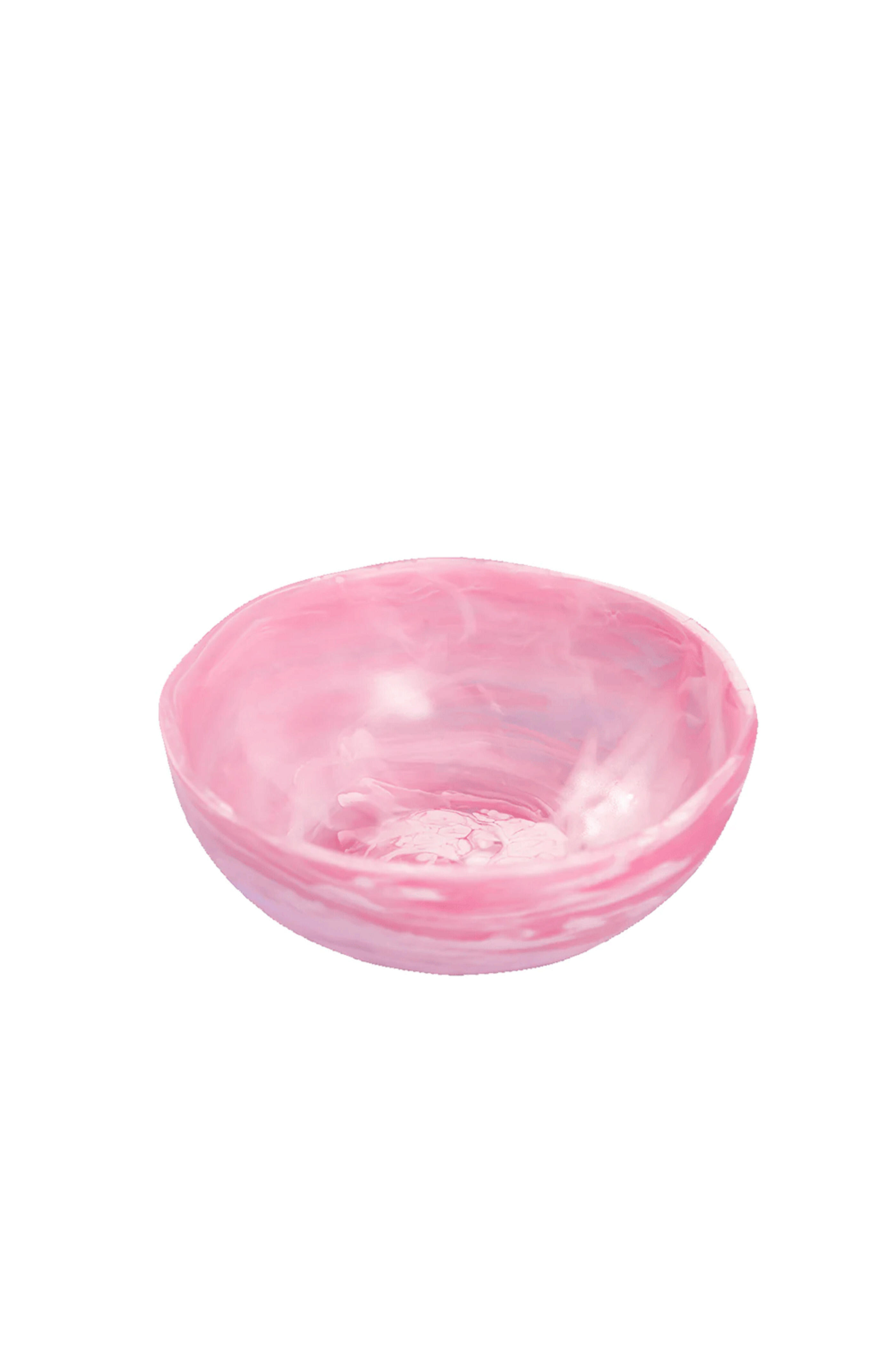 Nashi Home - Medium Wave Bowl in Pink Swirl