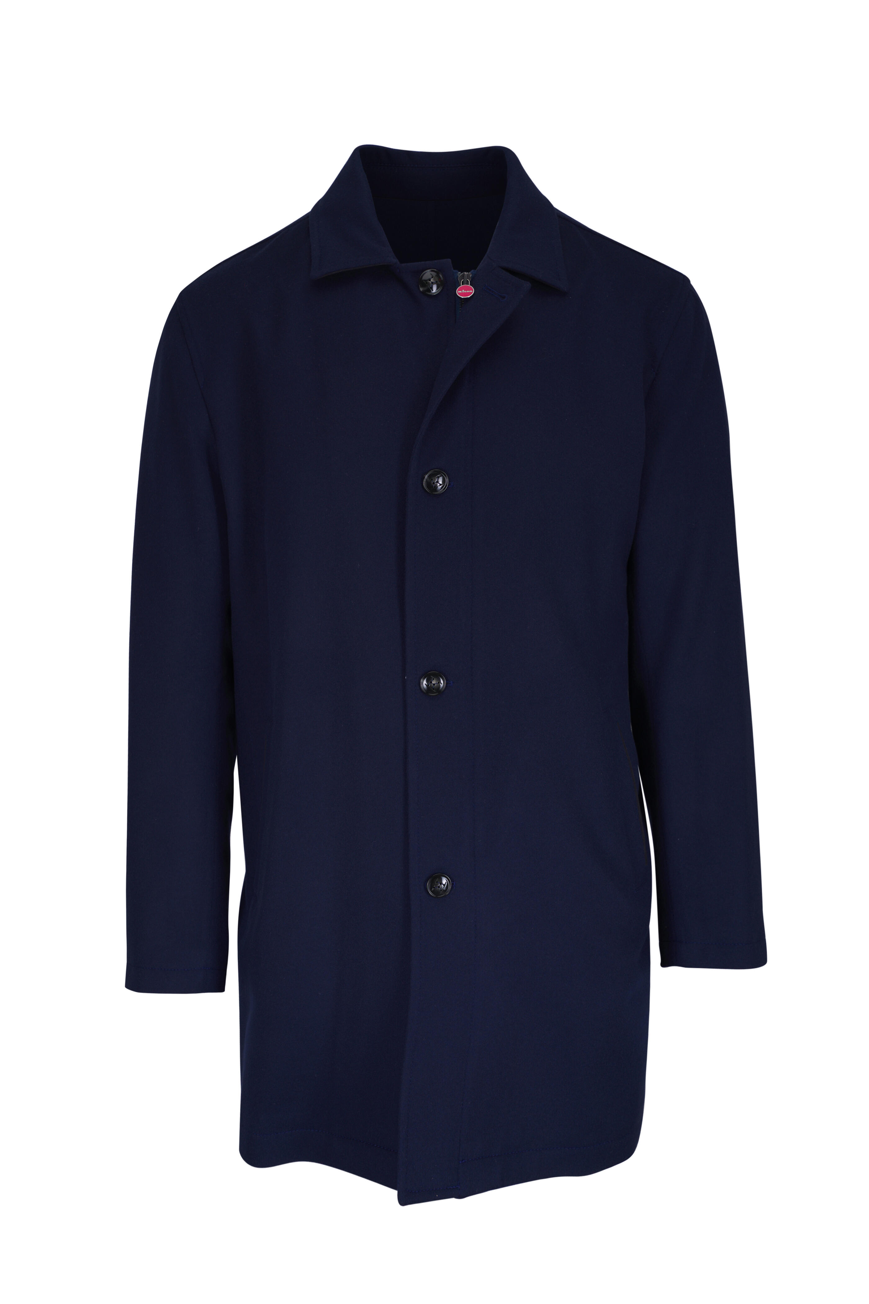 Kiton - Navy Cashmere Car Coat