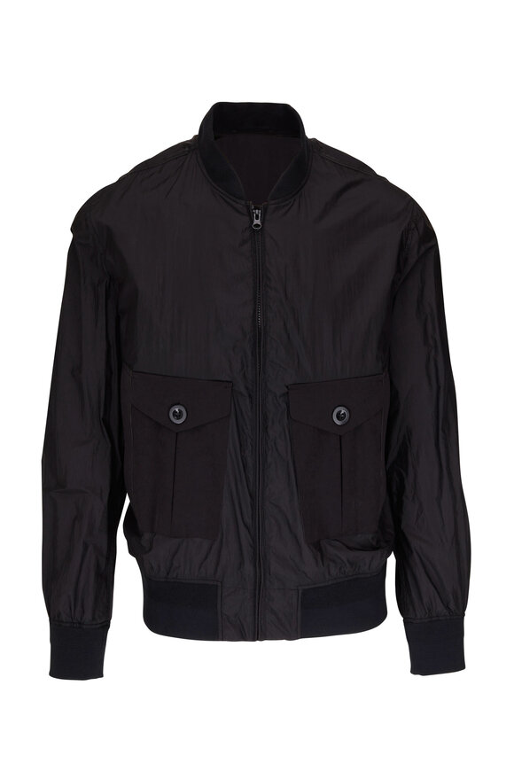 Ten C - Flight Combo Black Bomber Jacket 