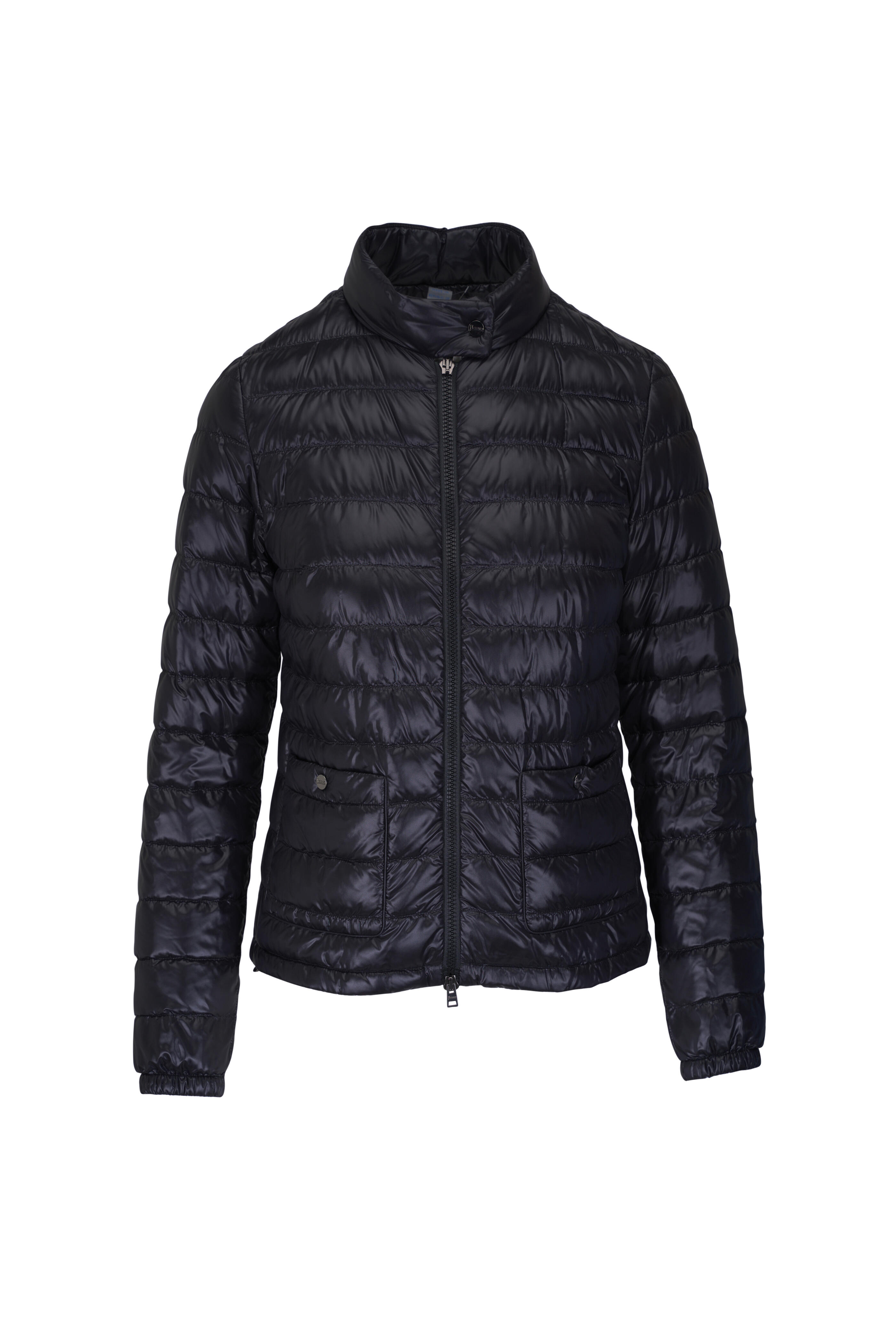 Herno - Ultralight Black Bomber Jacket
