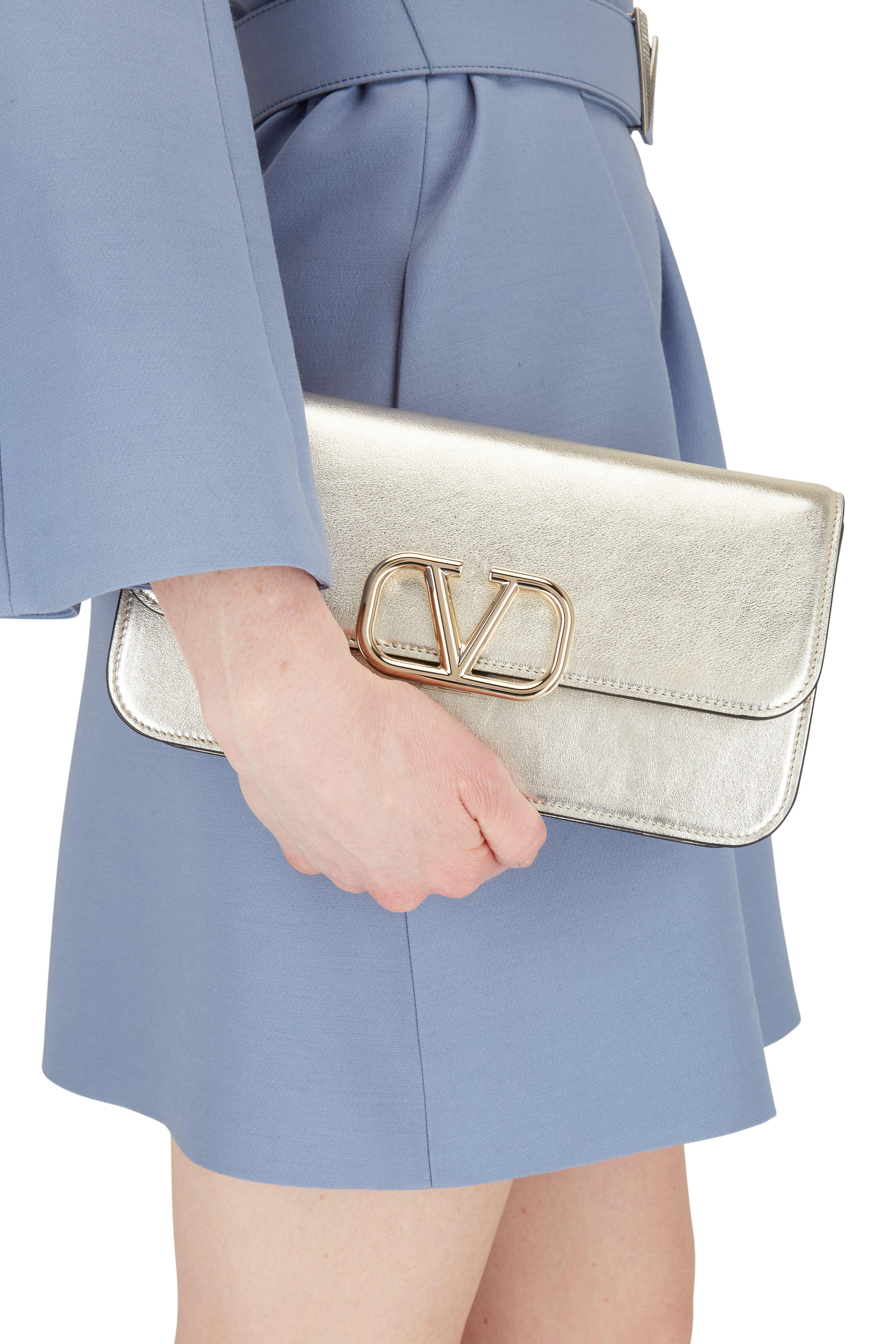 Valentino Garavani - V-Sling Sahara Metallic Belt Convertible Bag