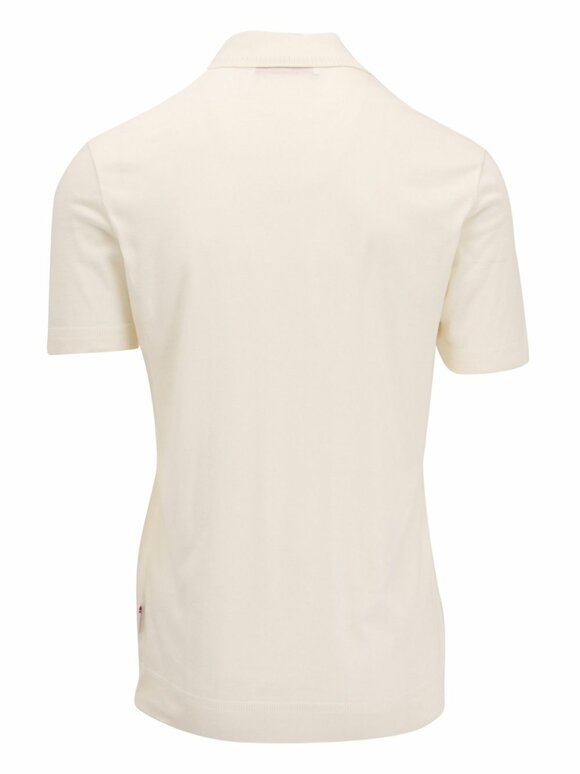 Orlebar Brown - Jarrett Knit White Sand Classic Fit Polo