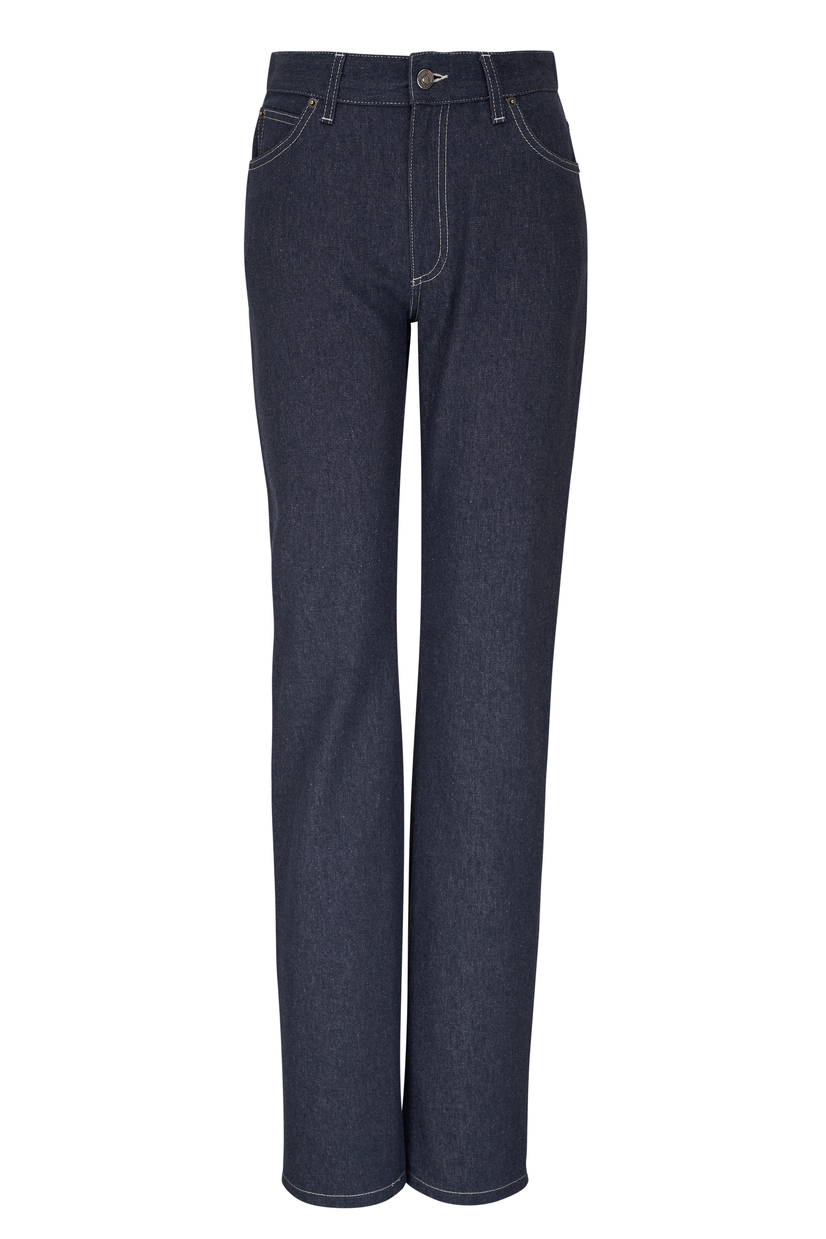 Loro Piana - Nedar Denim Flower Pant | Mitchell Stores