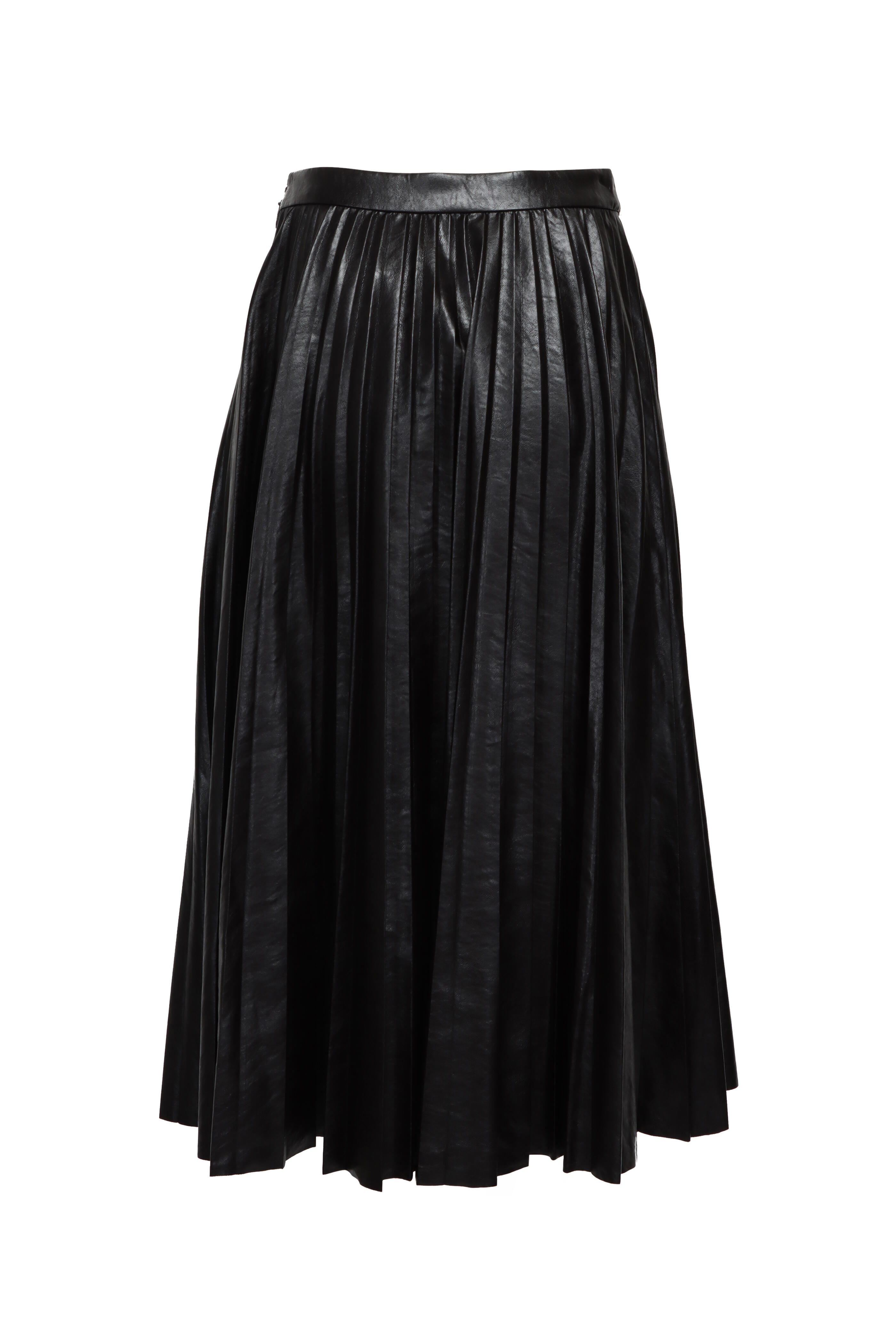 A.L.C. - Etta Deepest Brown Vegan Leather Skirt