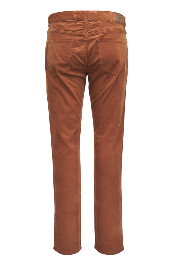 Peter Millar - Super Soft Cognac Corduroy Five Pocket Pant 