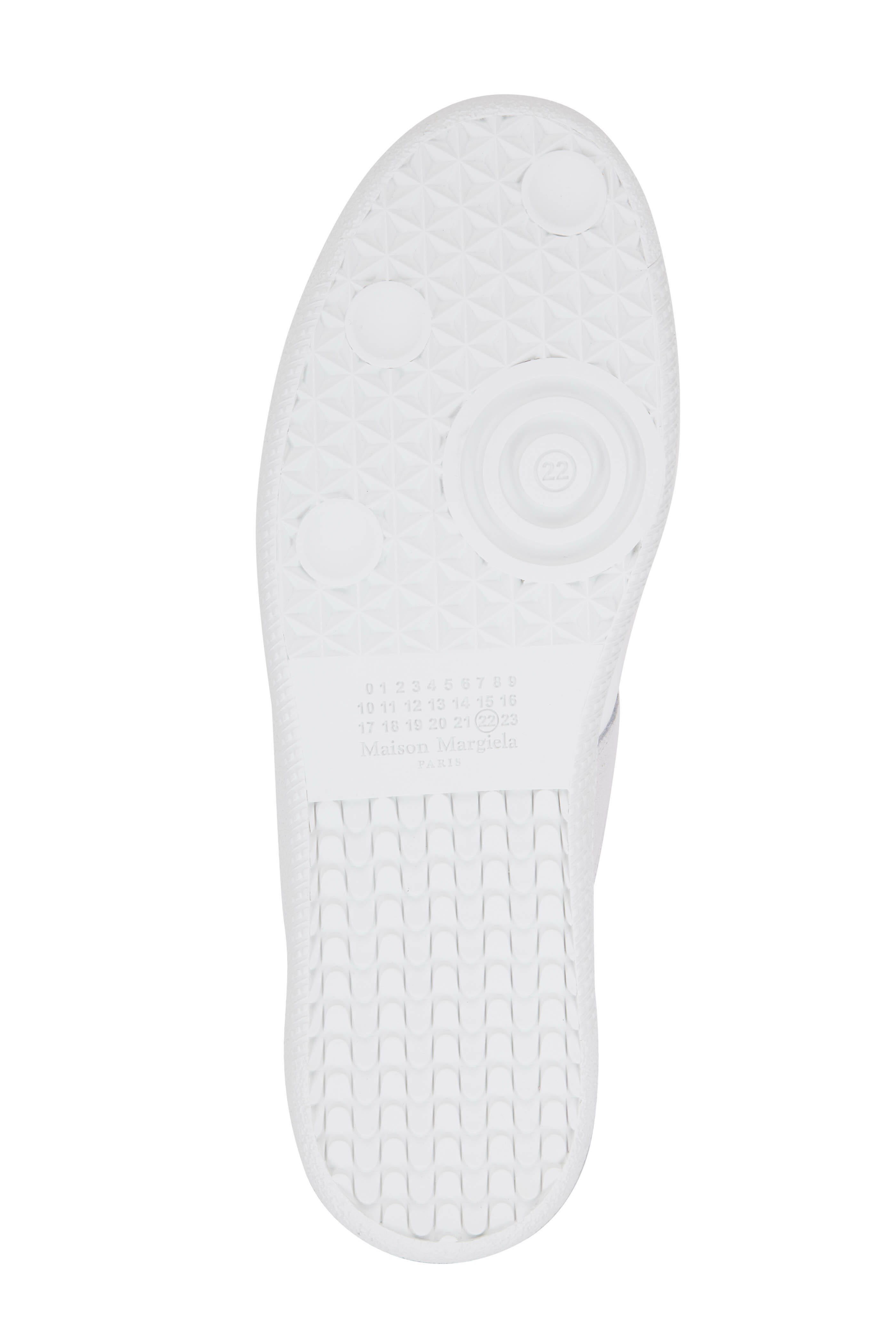 Maison Margiela - Replica White Suede & Leather Low Top Sneaker
