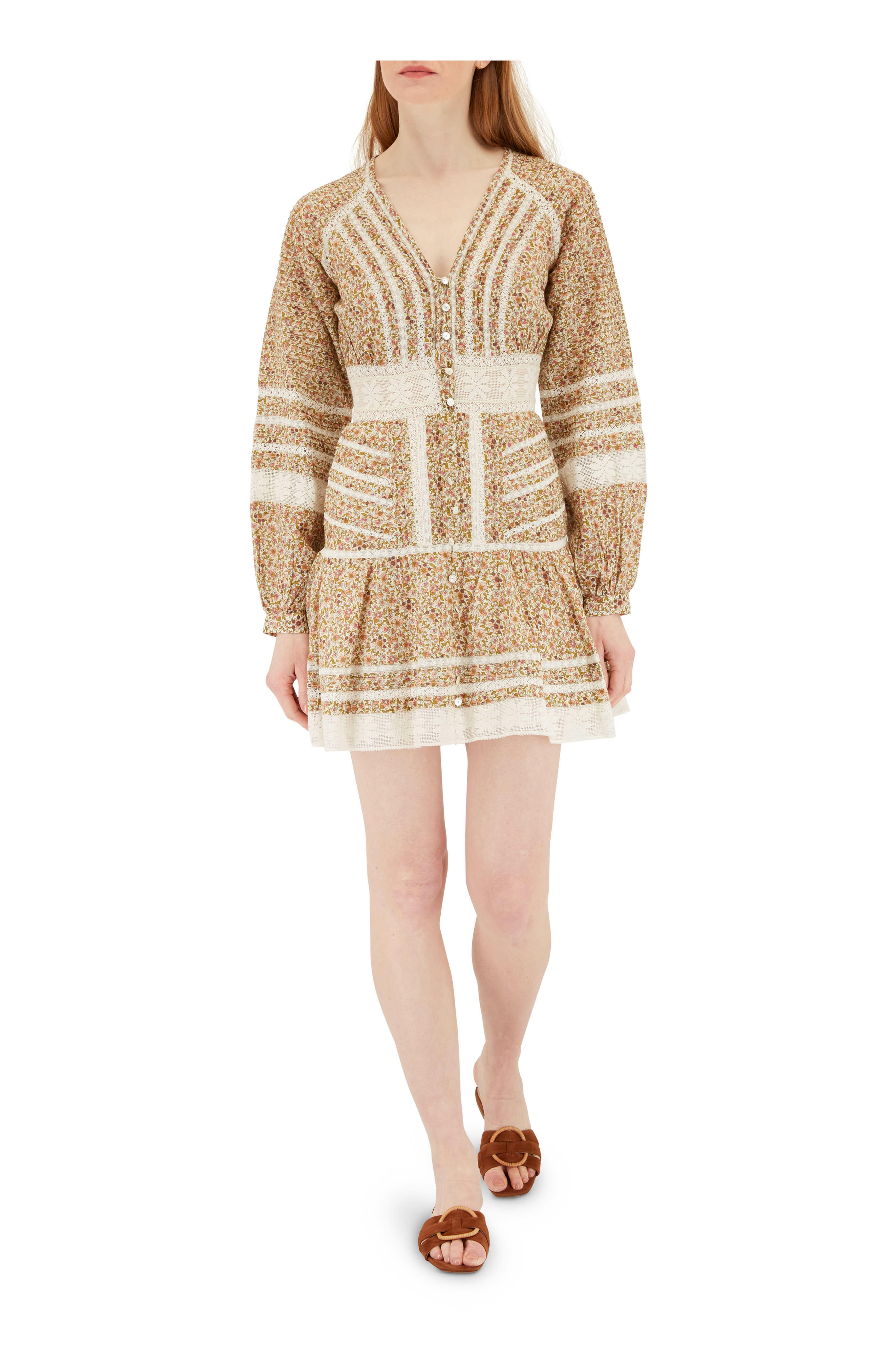 Veronica Beard - Addilyn Stone Multi Floral Dress