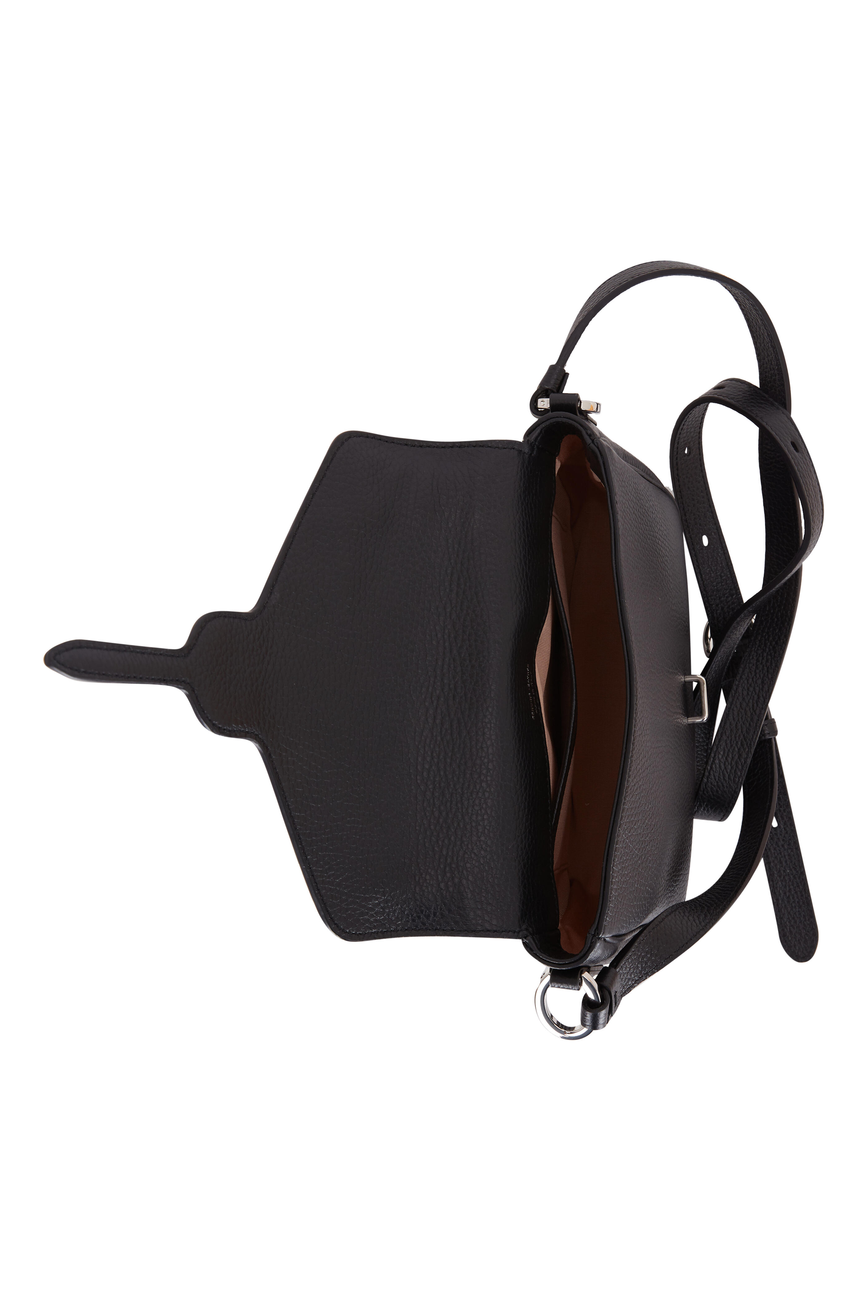 Tod's - Joy Black Pebbled Leather Crossbody Bag